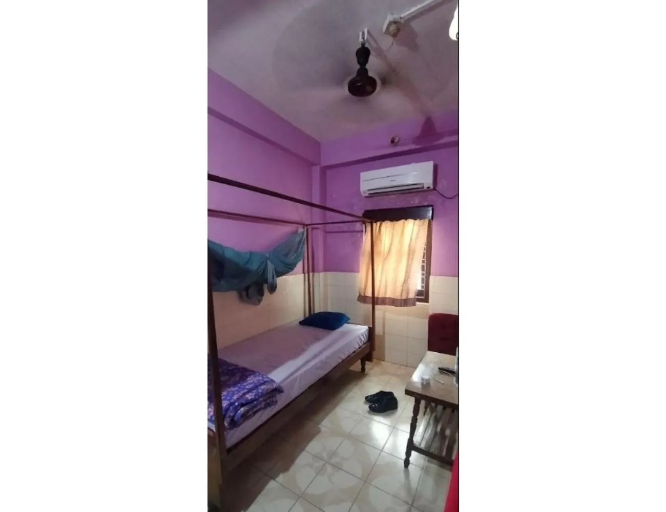 air conditioner, Bed in Central Guest House, Tripura