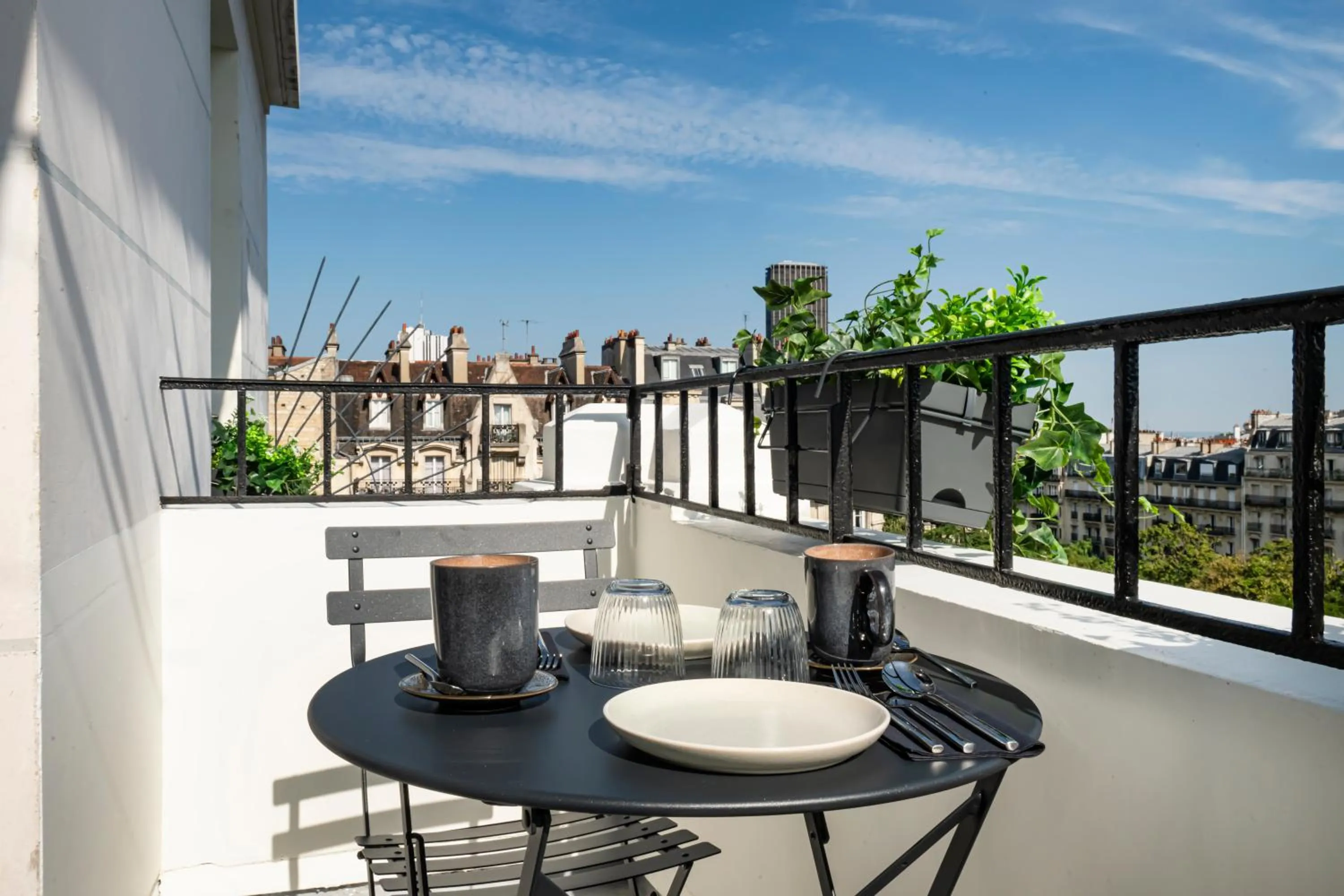 Patio in Le Lampika Hôtel