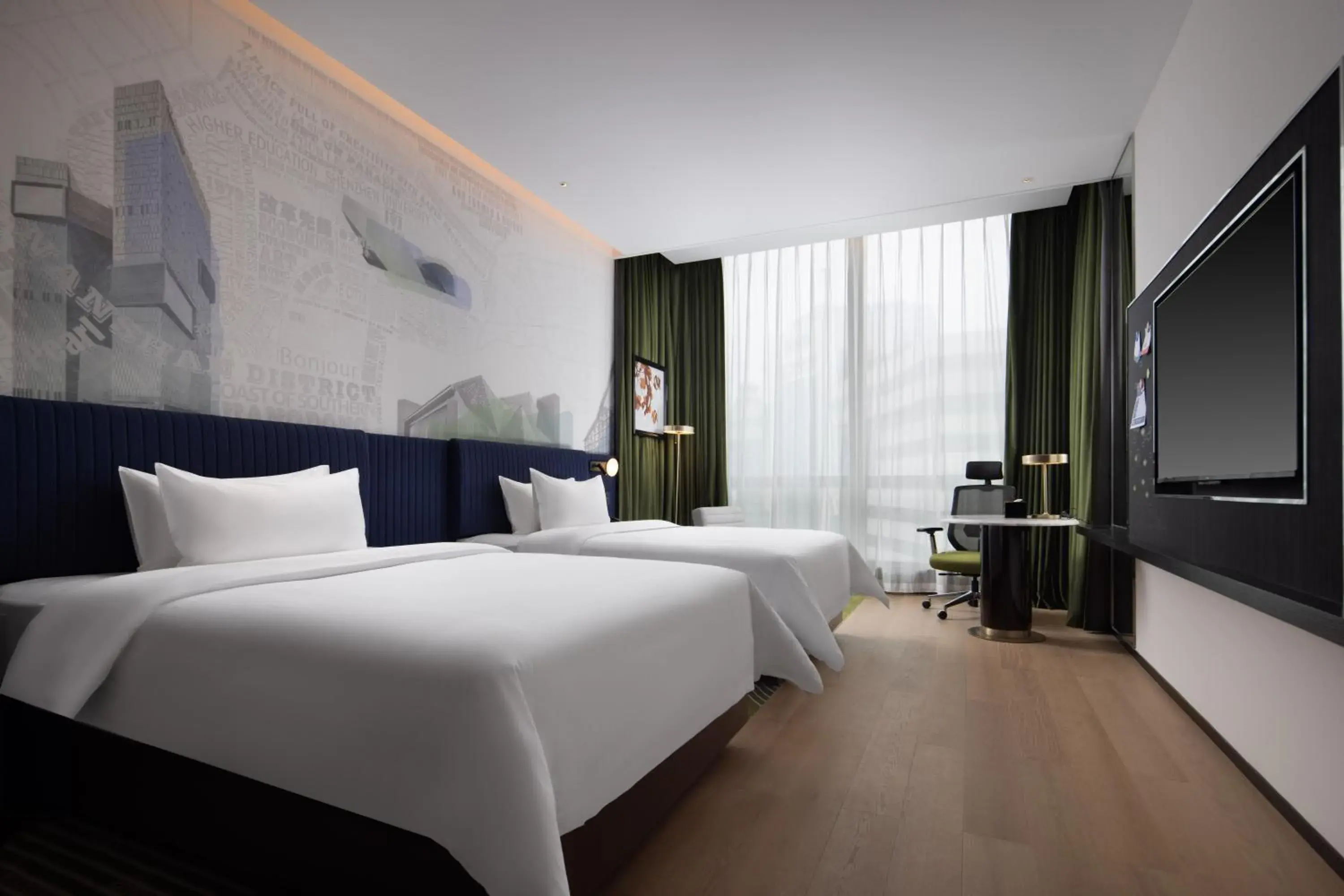 Comfort Twin Room in Hampton by Hilton Shenzhen Nanshan Science and Technology Park Comfort Twin Room in Hampton by Hilton Shenzhen Nanshan Science and Technology Park