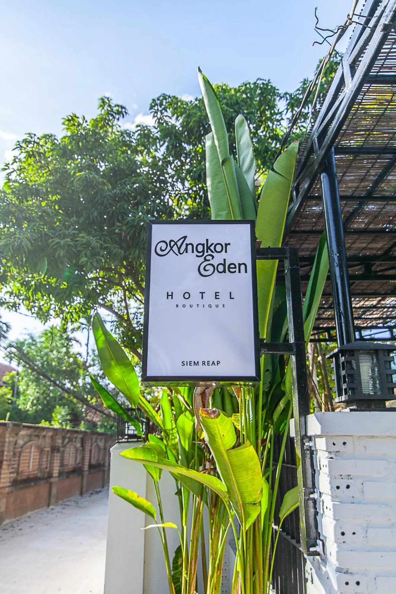 Property logo or sign in Angkor Eden Boutique Hotel