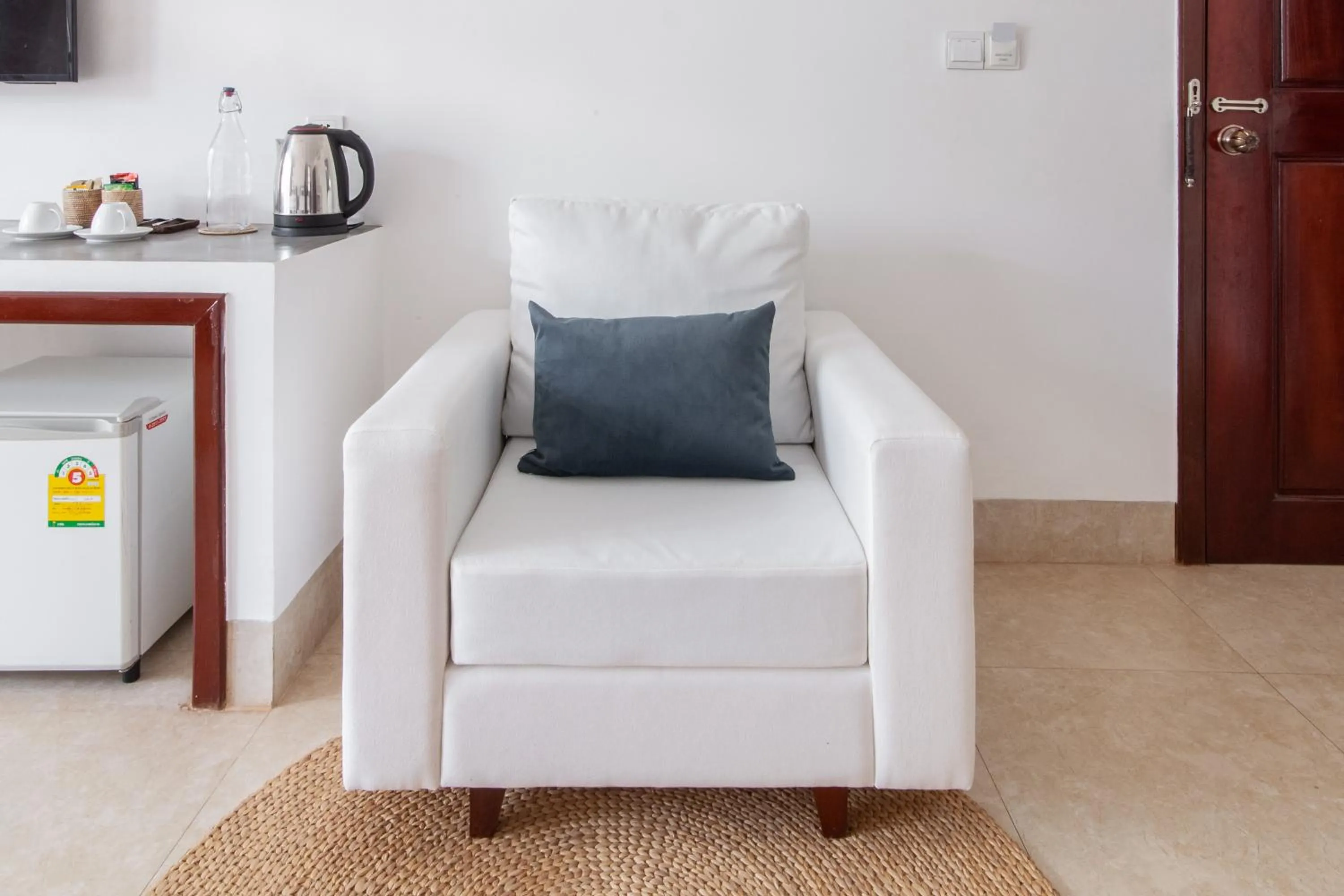 Seating area in Angkor Eden Boutique Hotel