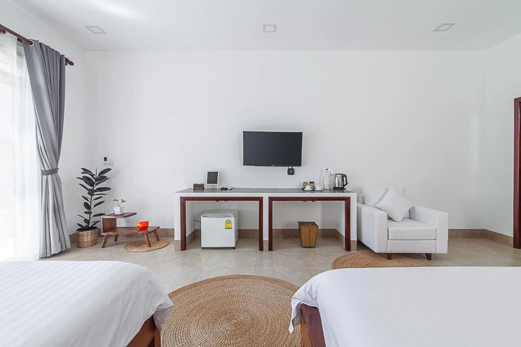 Living room, Bed in Angkor Eden Boutique Hotel