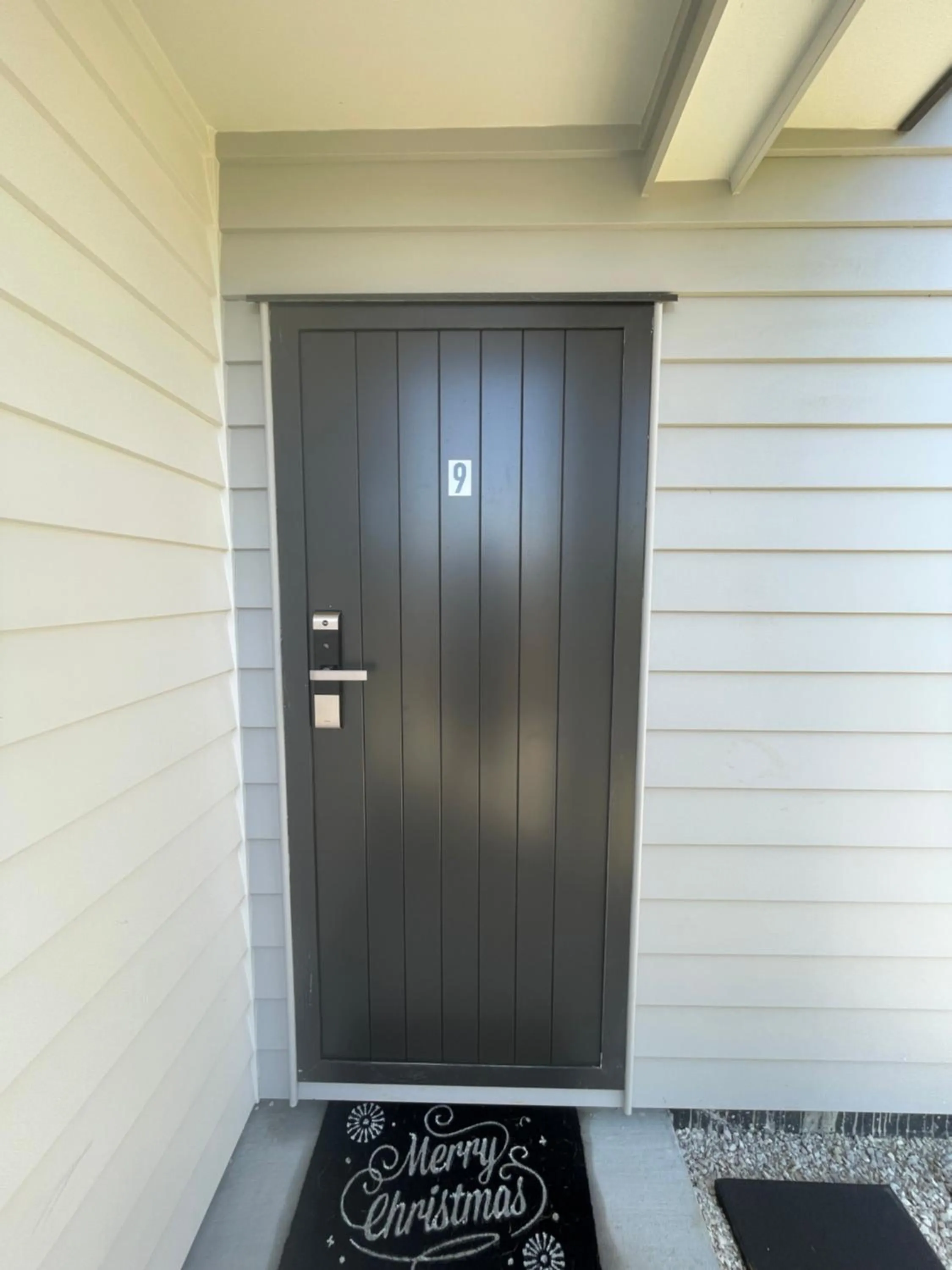 Facade/entrance in Modern Home by the Reserve