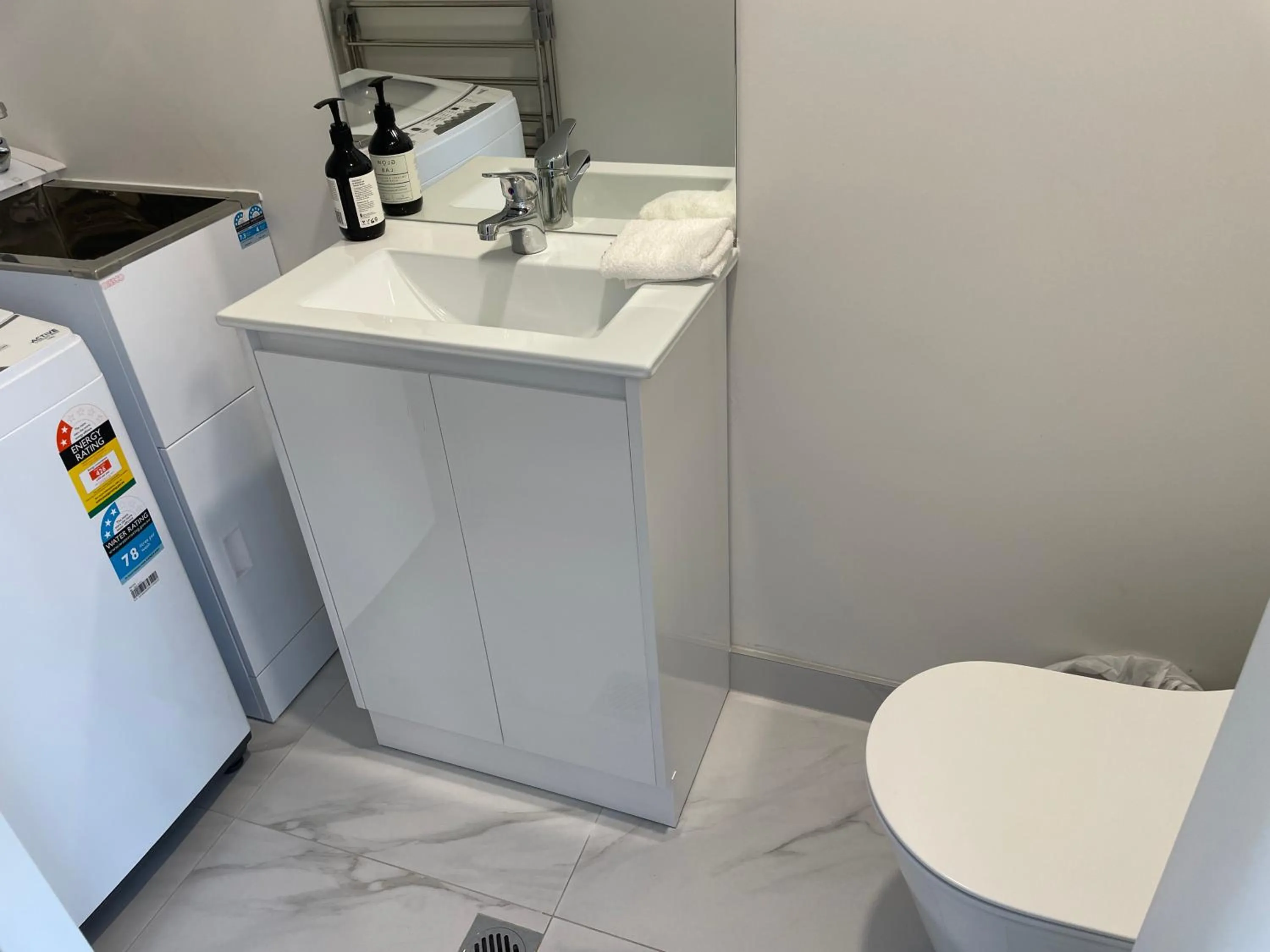 Toilet in Modern Home by the Reserve