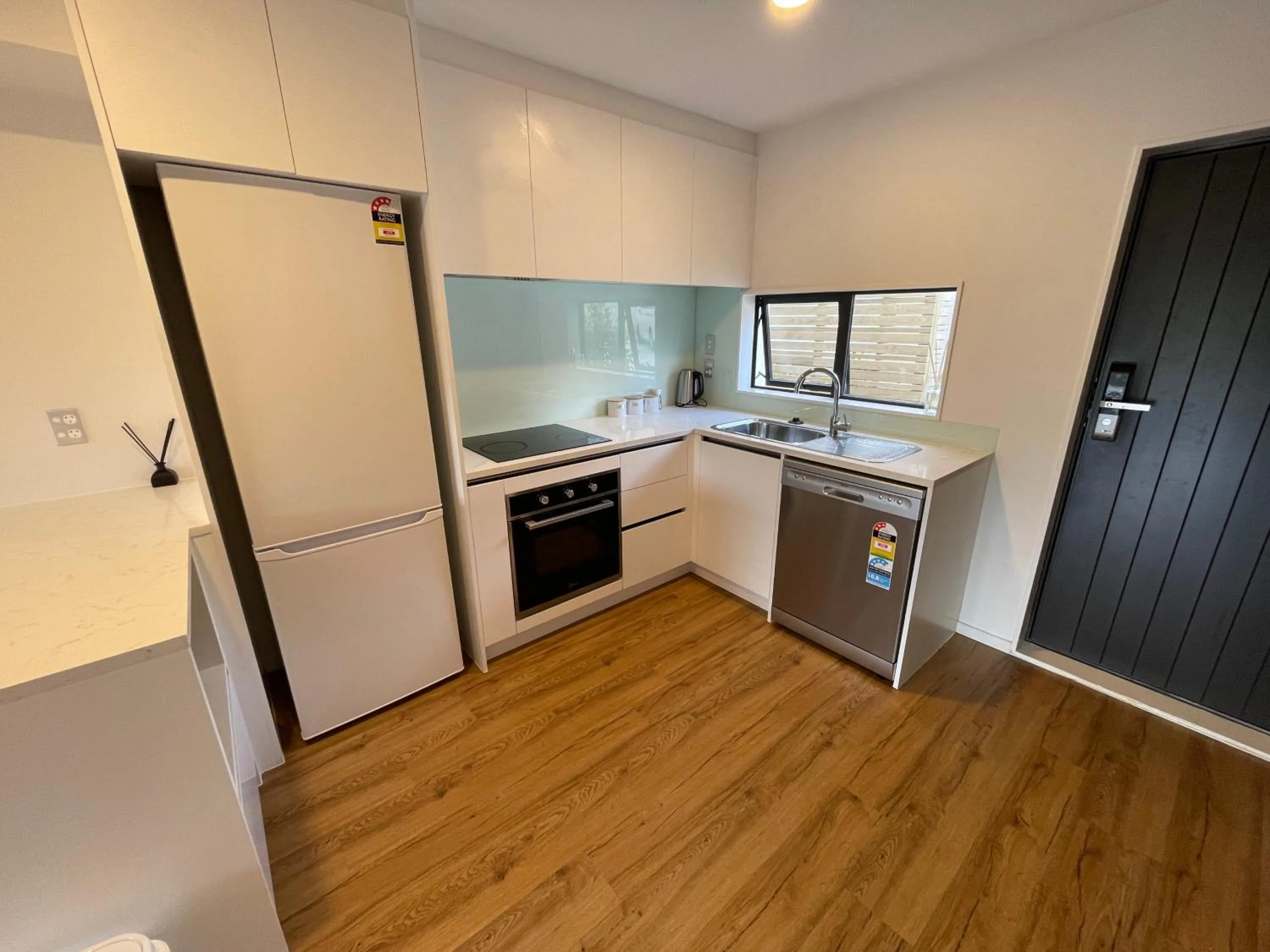 kitchen in Modern Home by the Reserve