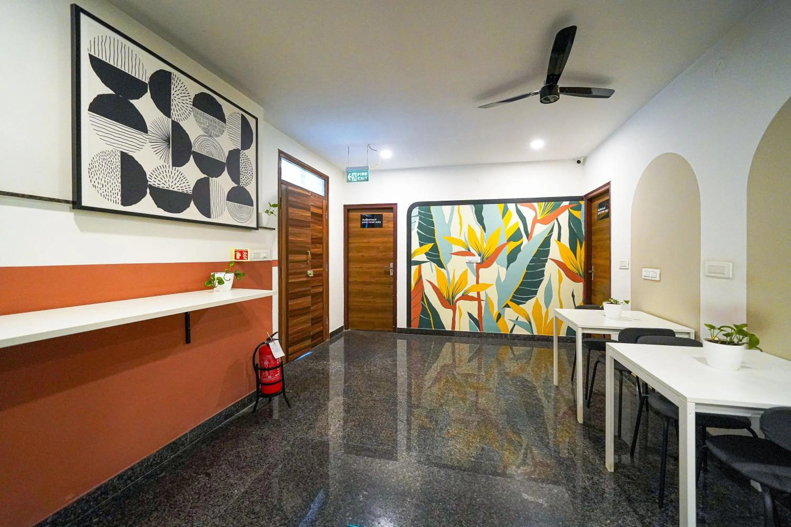 Lobby or reception in Olive Zip Domlur by Embassy Group