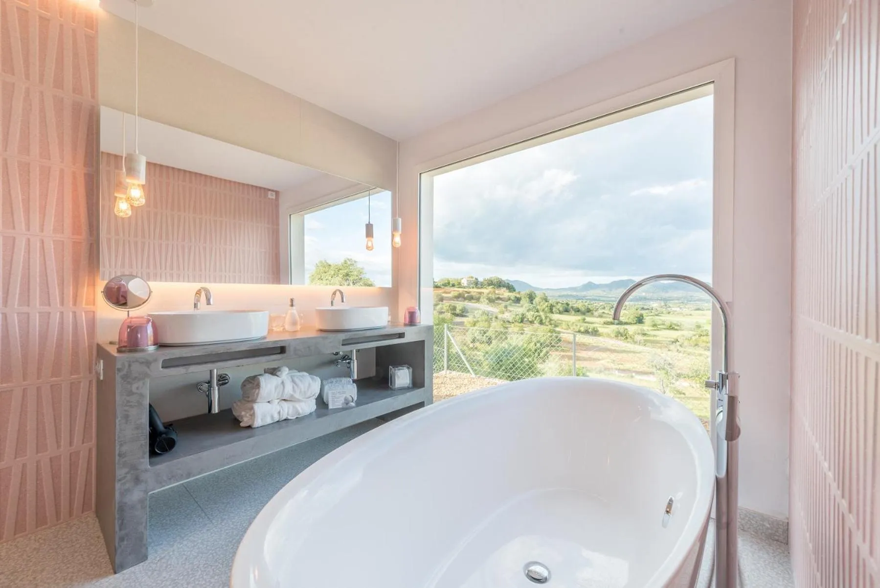 Bathroom in Cas Cabo Nou Agroturismo Adults Only