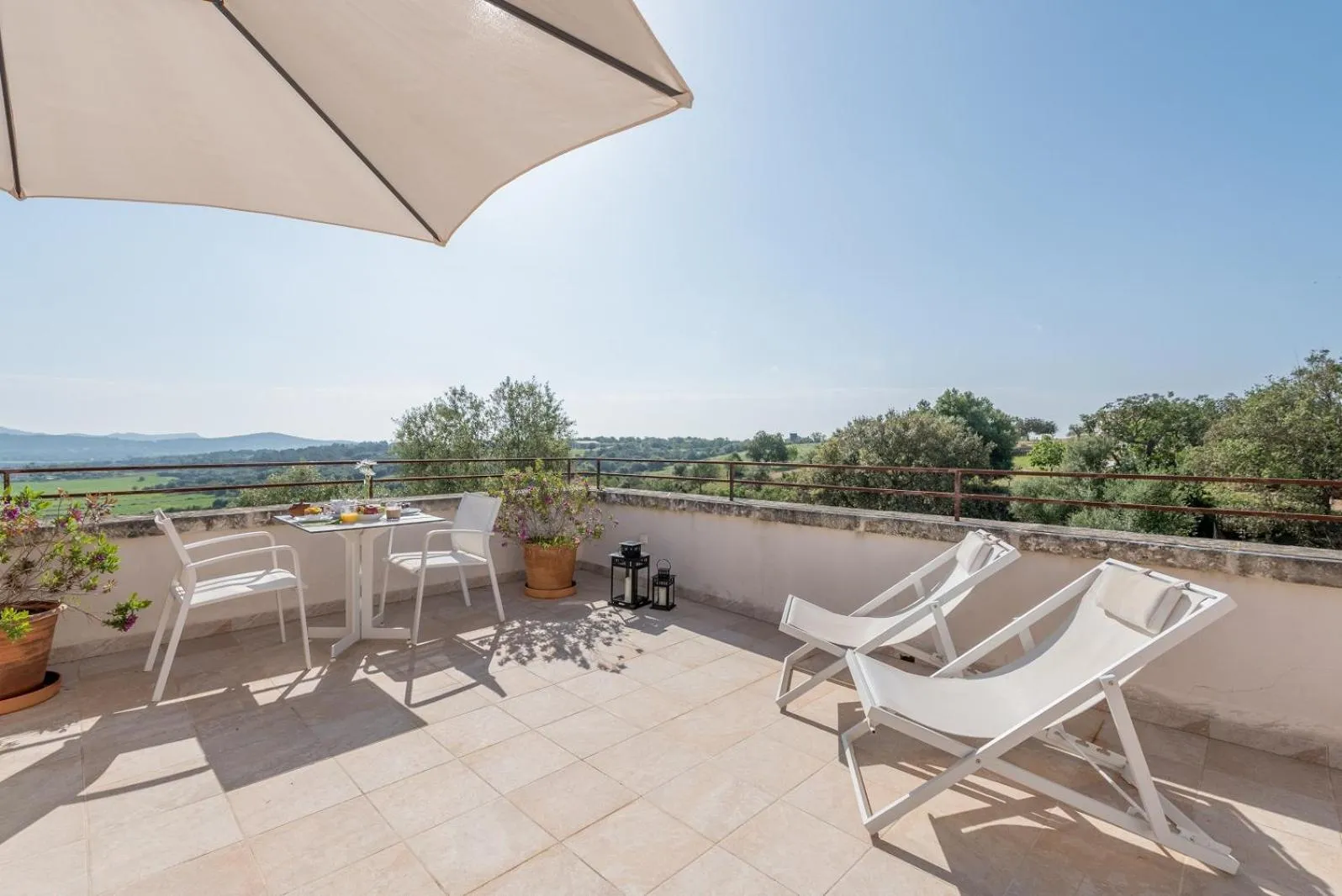 Balcony/Terrace in Cas Cabo Nou Agroturismo Adults Only