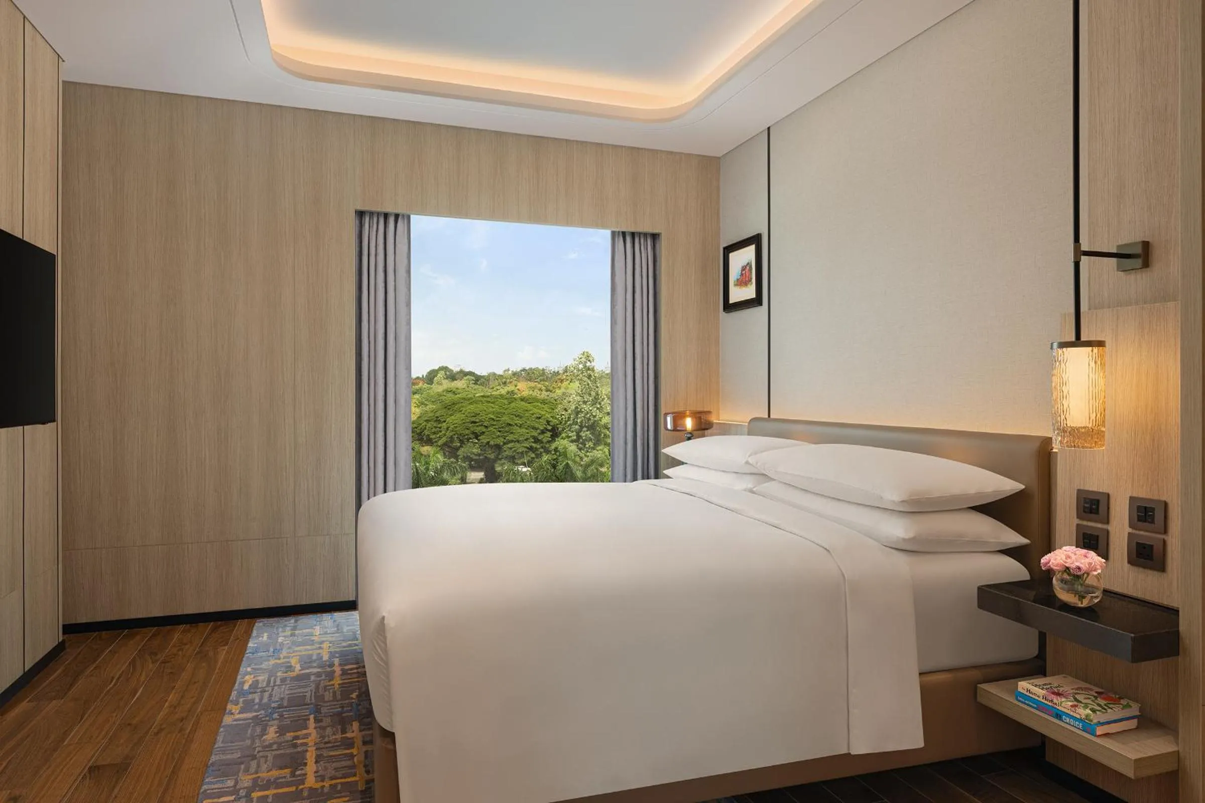 Bedroom, Bed in Marriott Executive Apartments Bengaluru UB City
