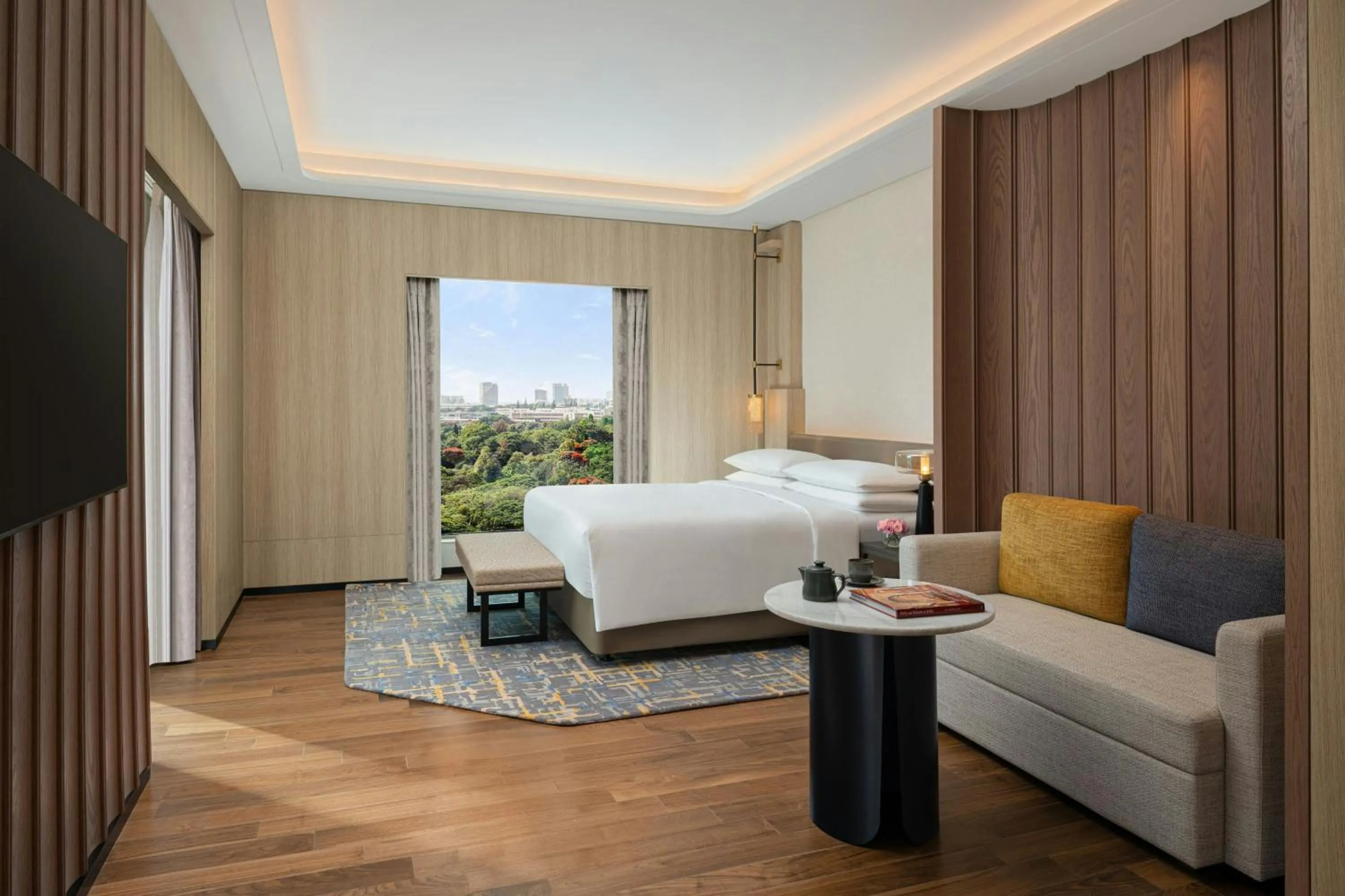 Photo of the whole room, Bed in Marriott Executive Apartments Bengaluru UB City