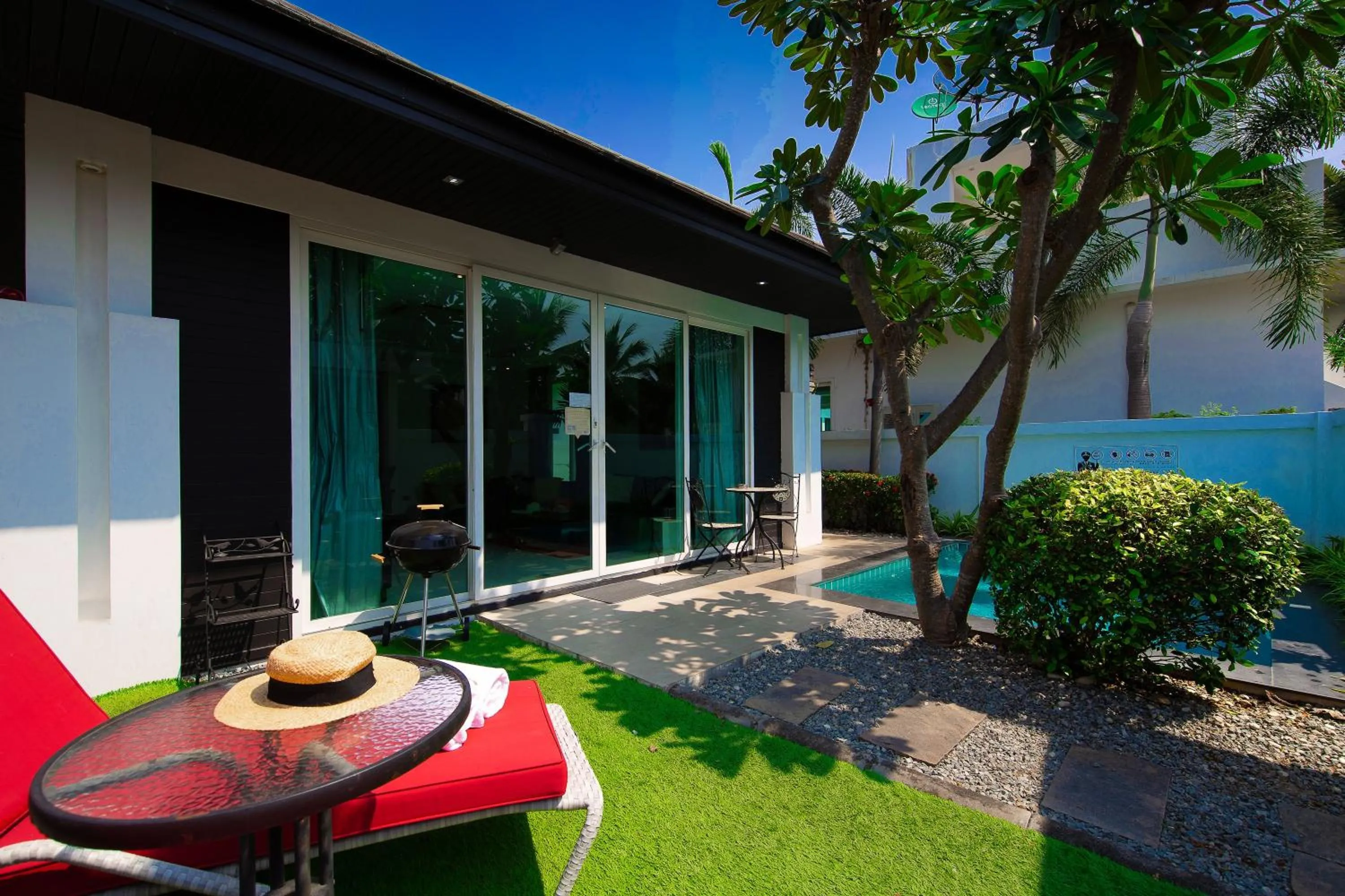 Patio in Villas In Pattaya