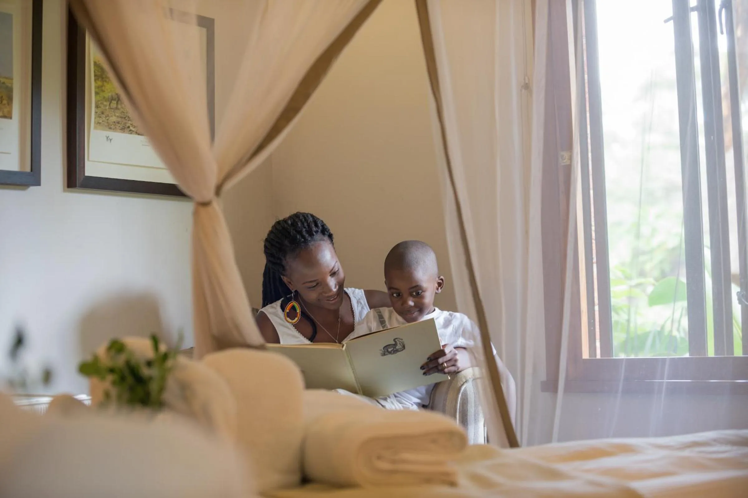 People, Bed in Lilayi Lodge