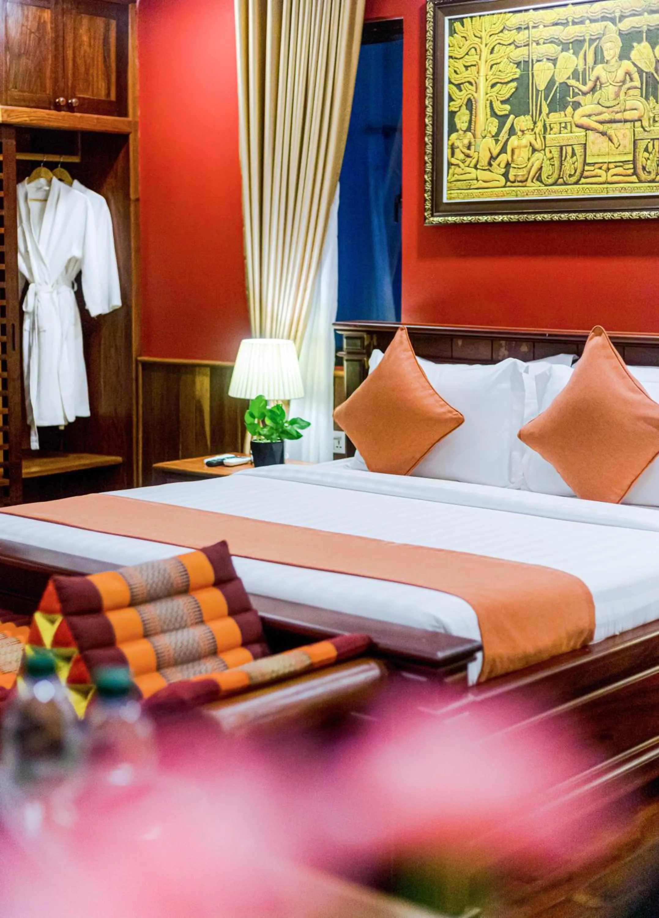 Bedroom, Bed in Le Vert Angkor Hotel