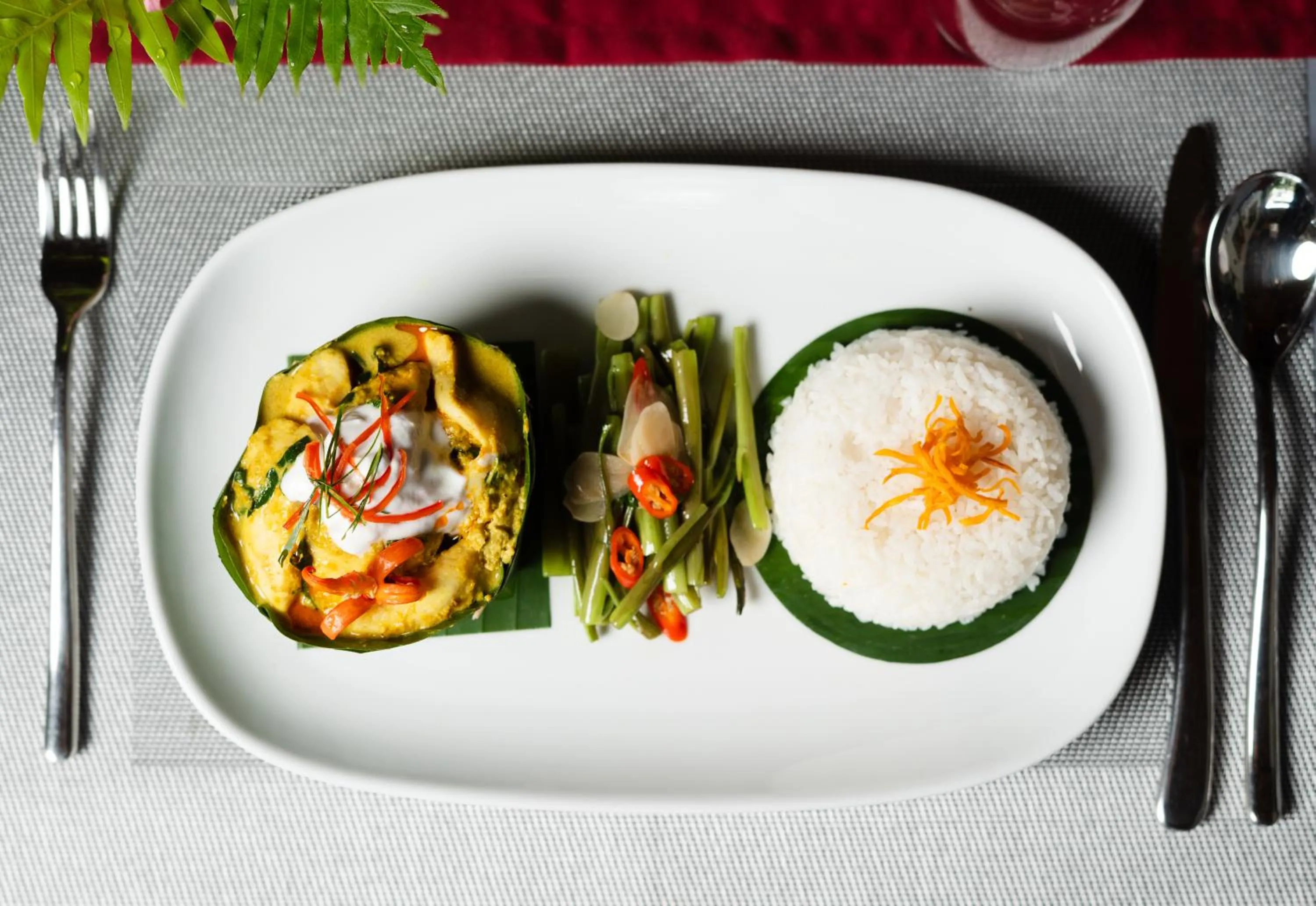 Restaurant/places to eat in Le Vert Angkor Hotel