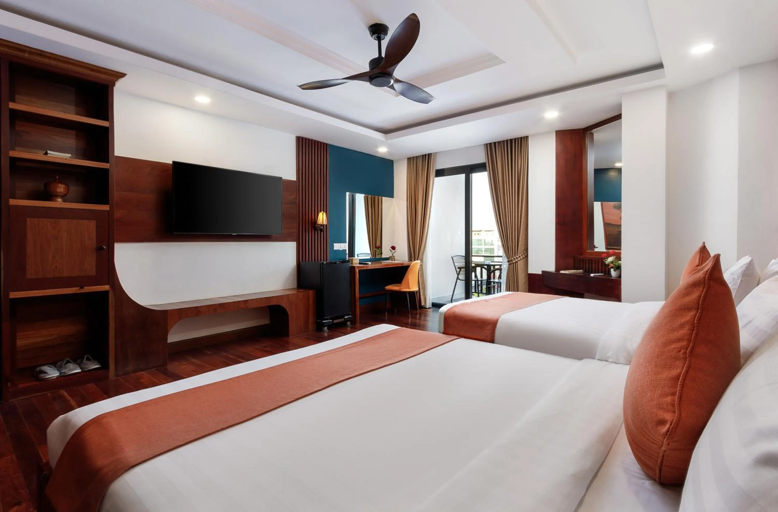 Bedroom, Bed in Le Vert Angkor Hotel