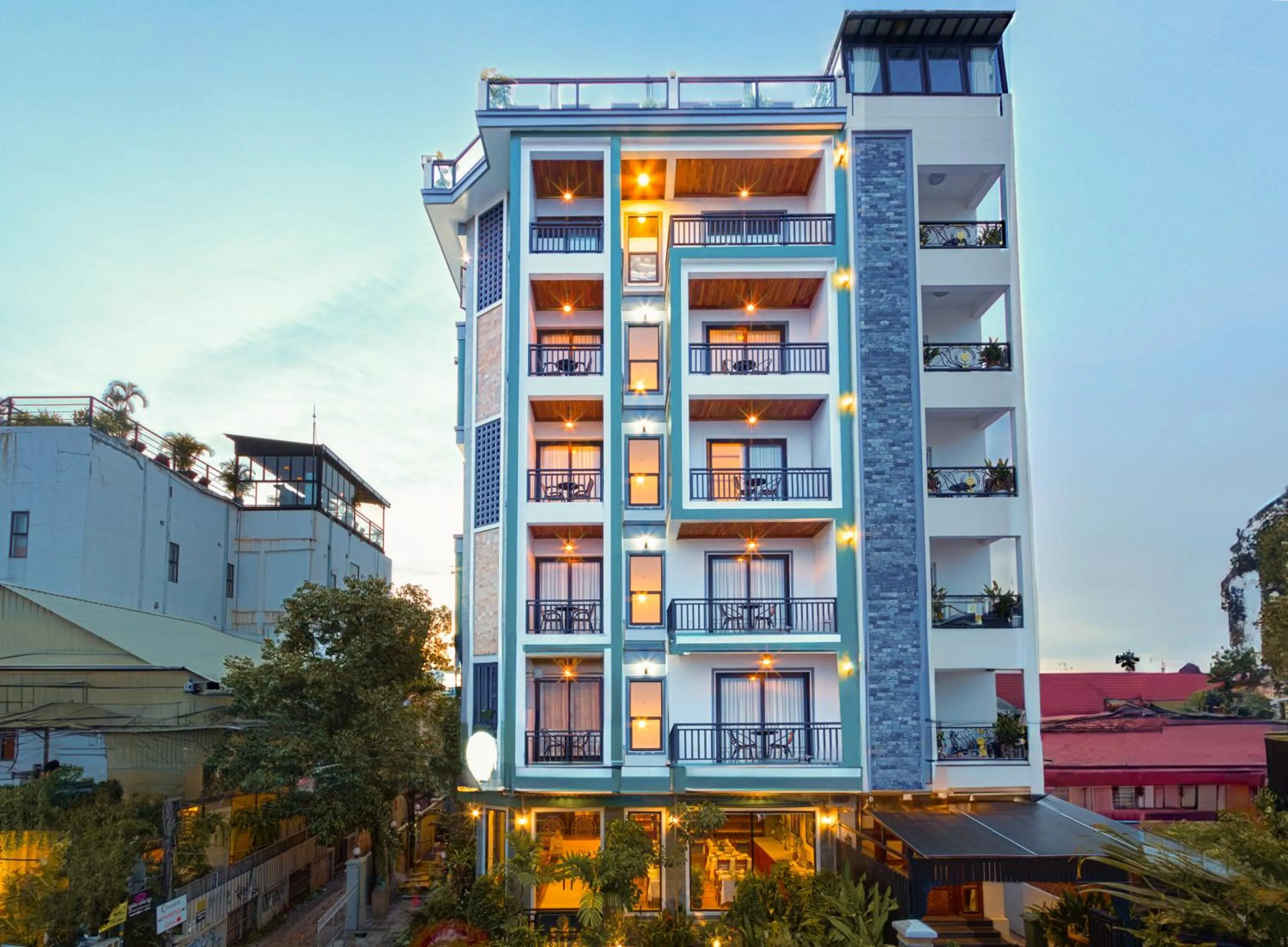 Property building in Le Vert Angkor Hotel
