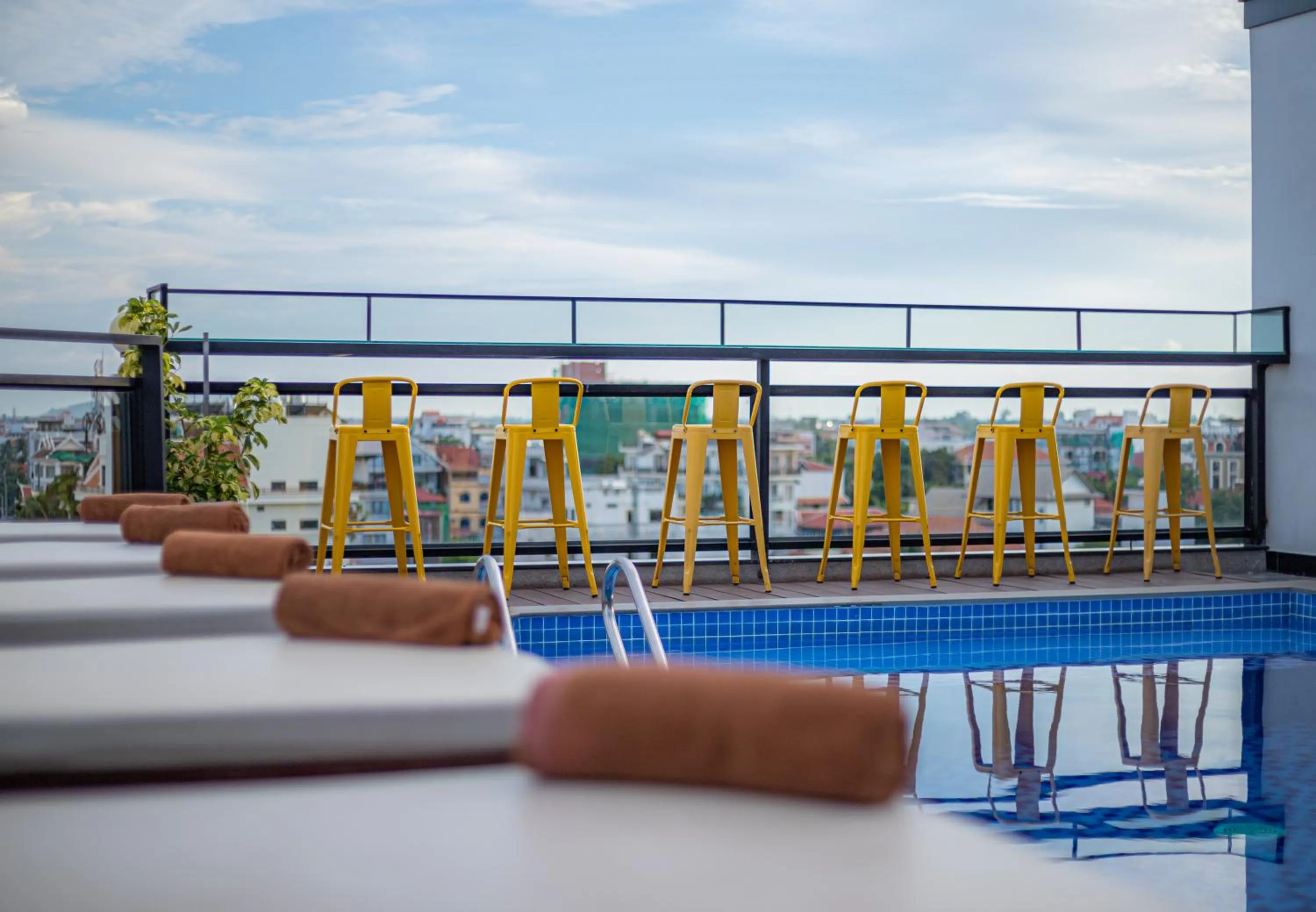 Swimming pool in Le Vert Angkor Hotel