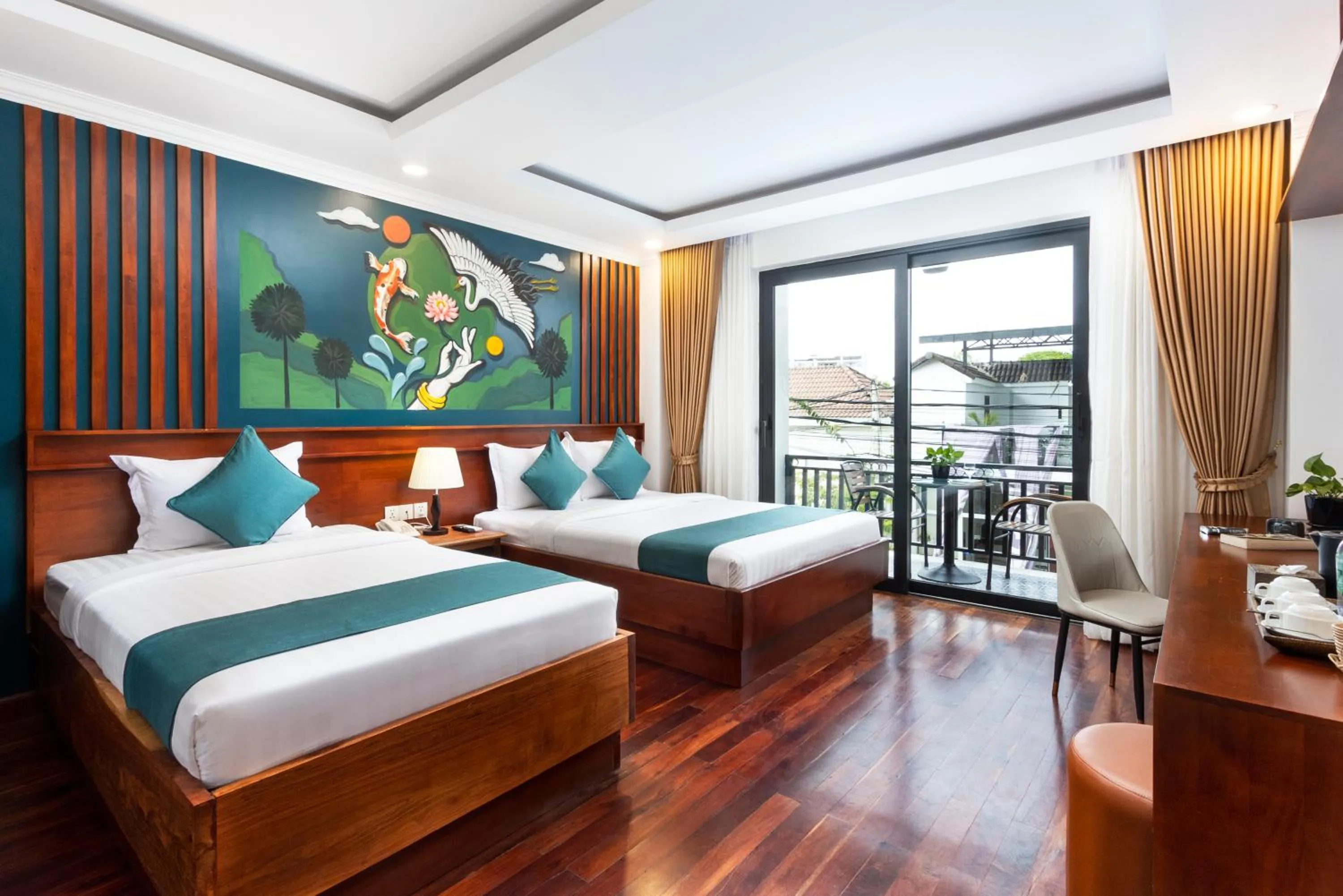 Bedroom, Bed in Le Vert Angkor Hotel