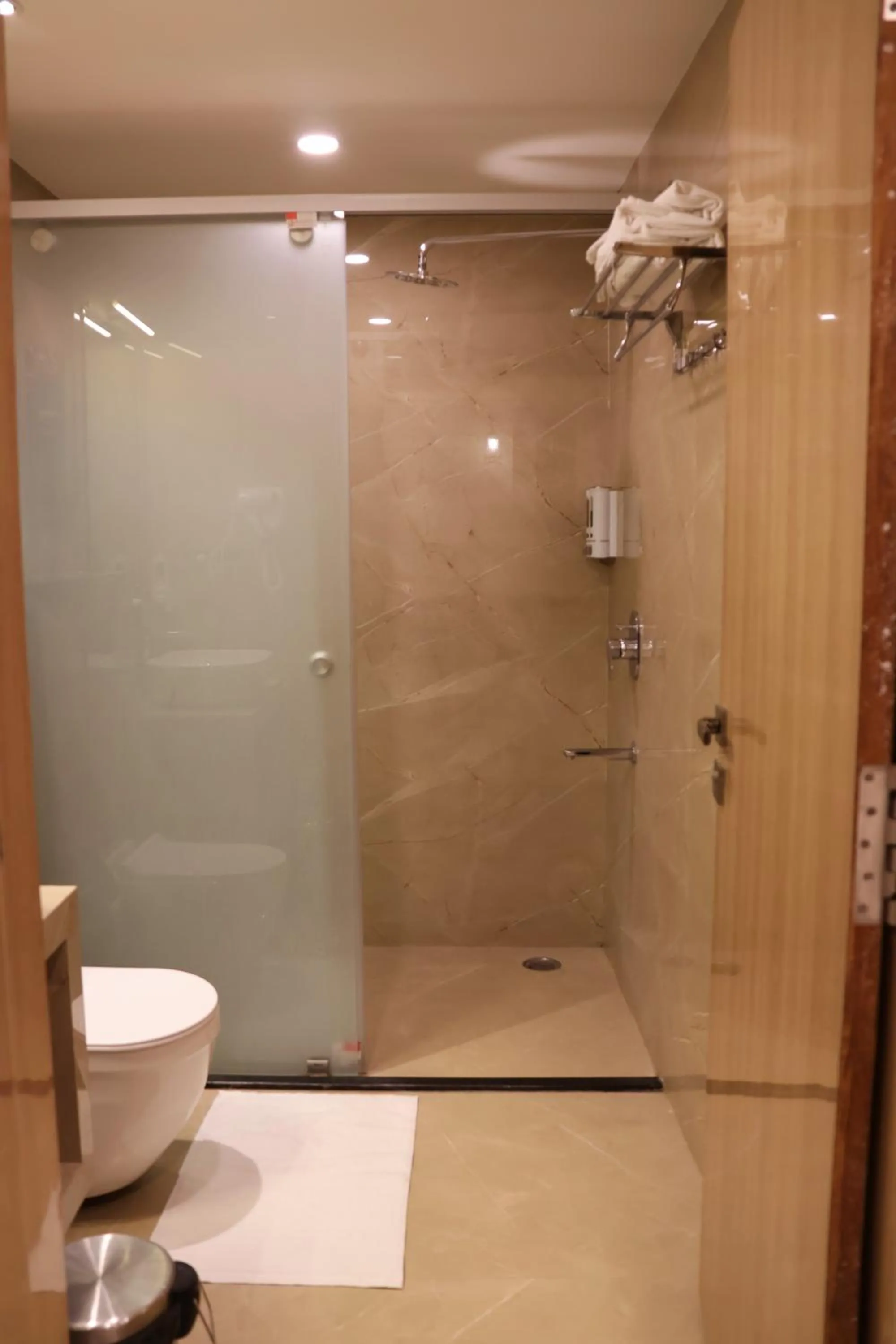 Bathroom in Labels Hotel