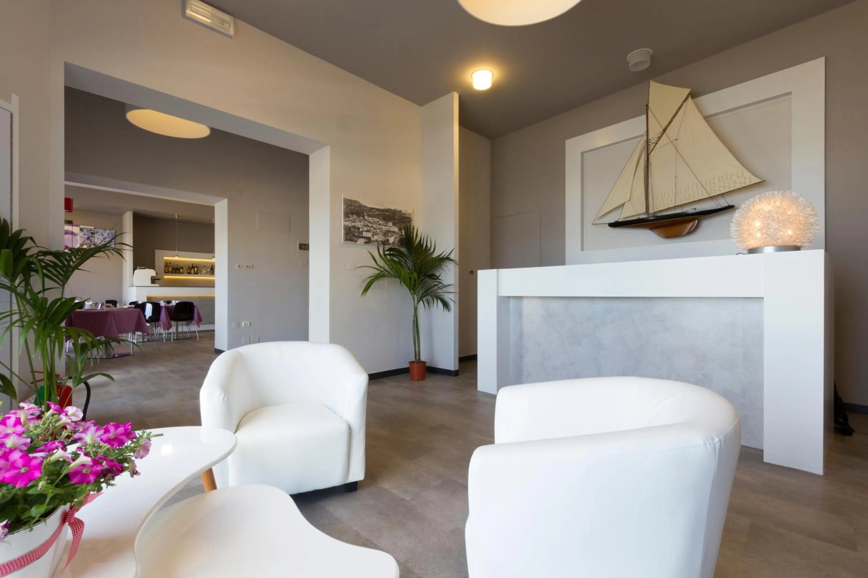 Lobby or reception in Hotel l'Approdo