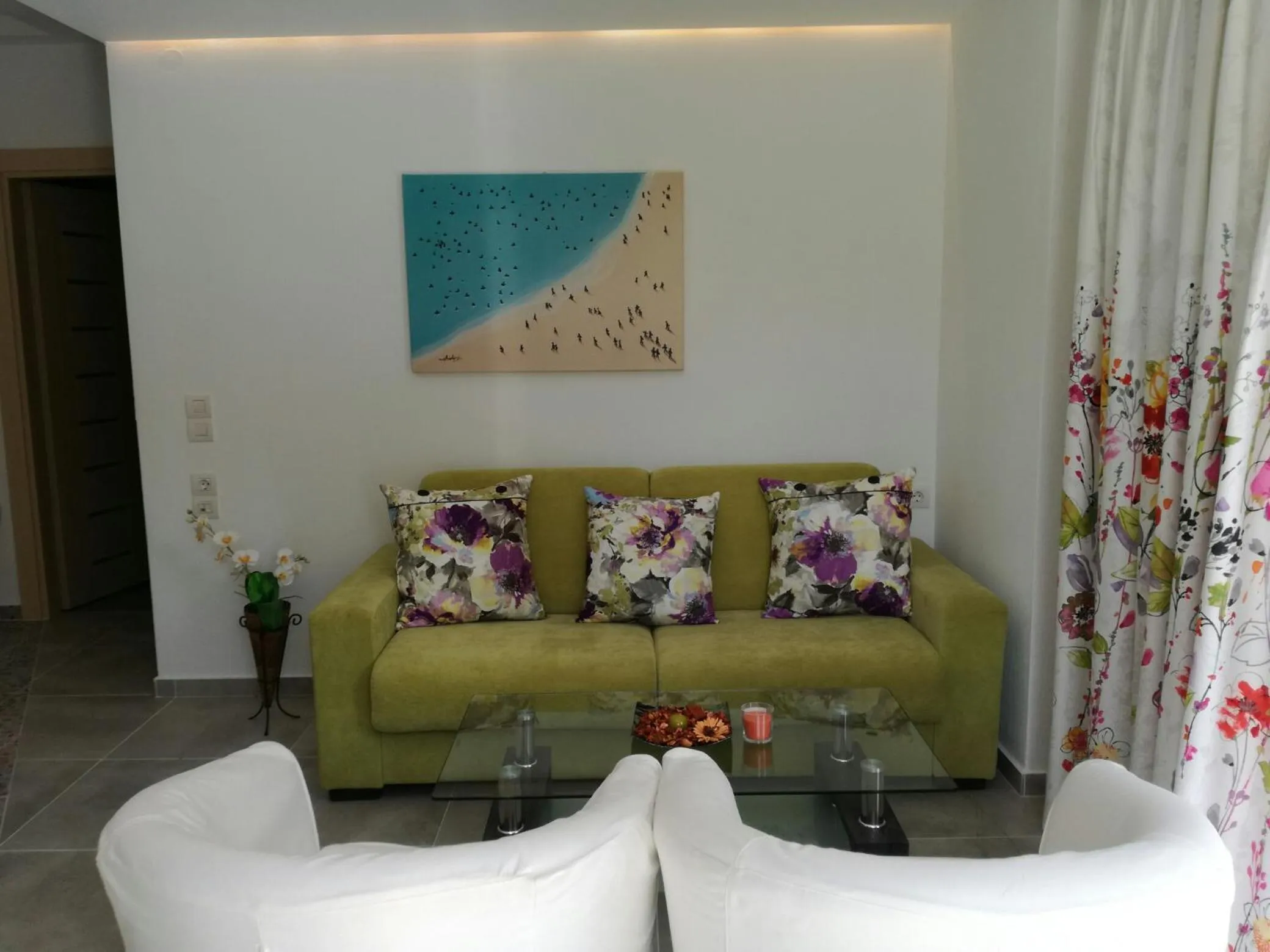 Living room in All Saints Villas