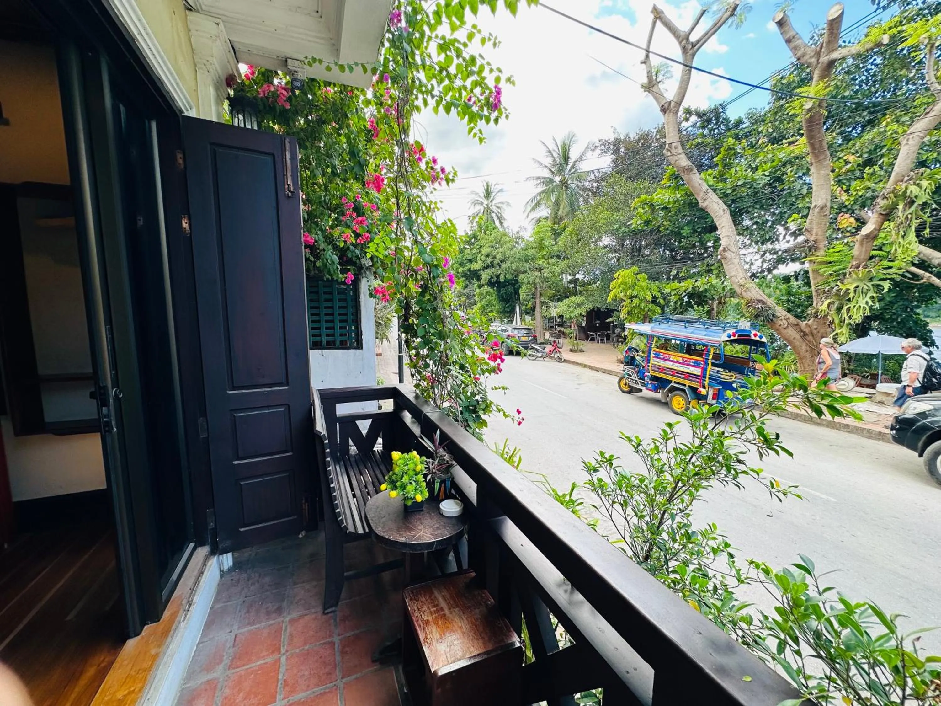 Balcony/Terrace in Anisa Mekong Riverside Villa