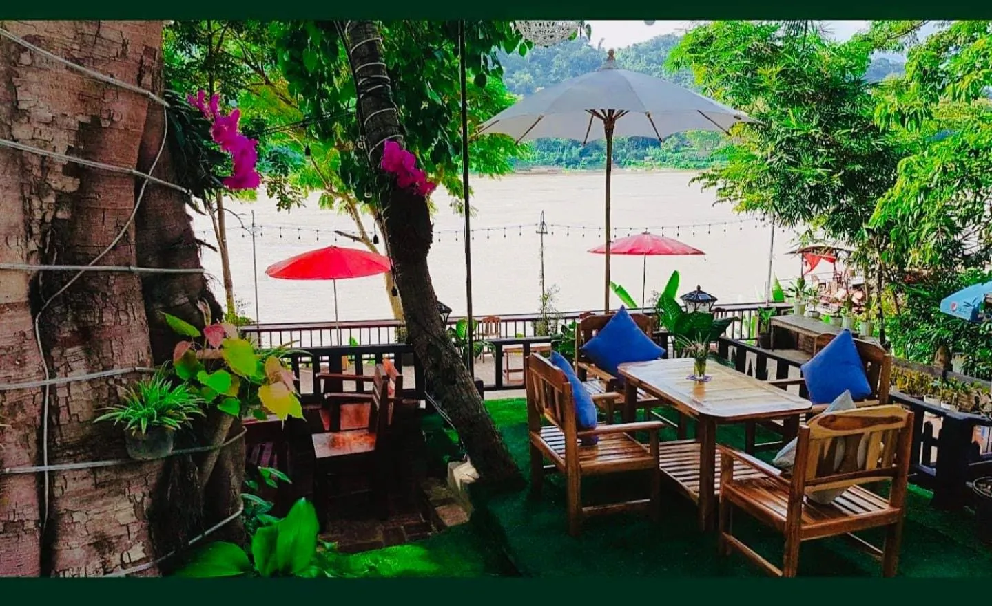 Patio in Anisa Mekong Riverside Villa