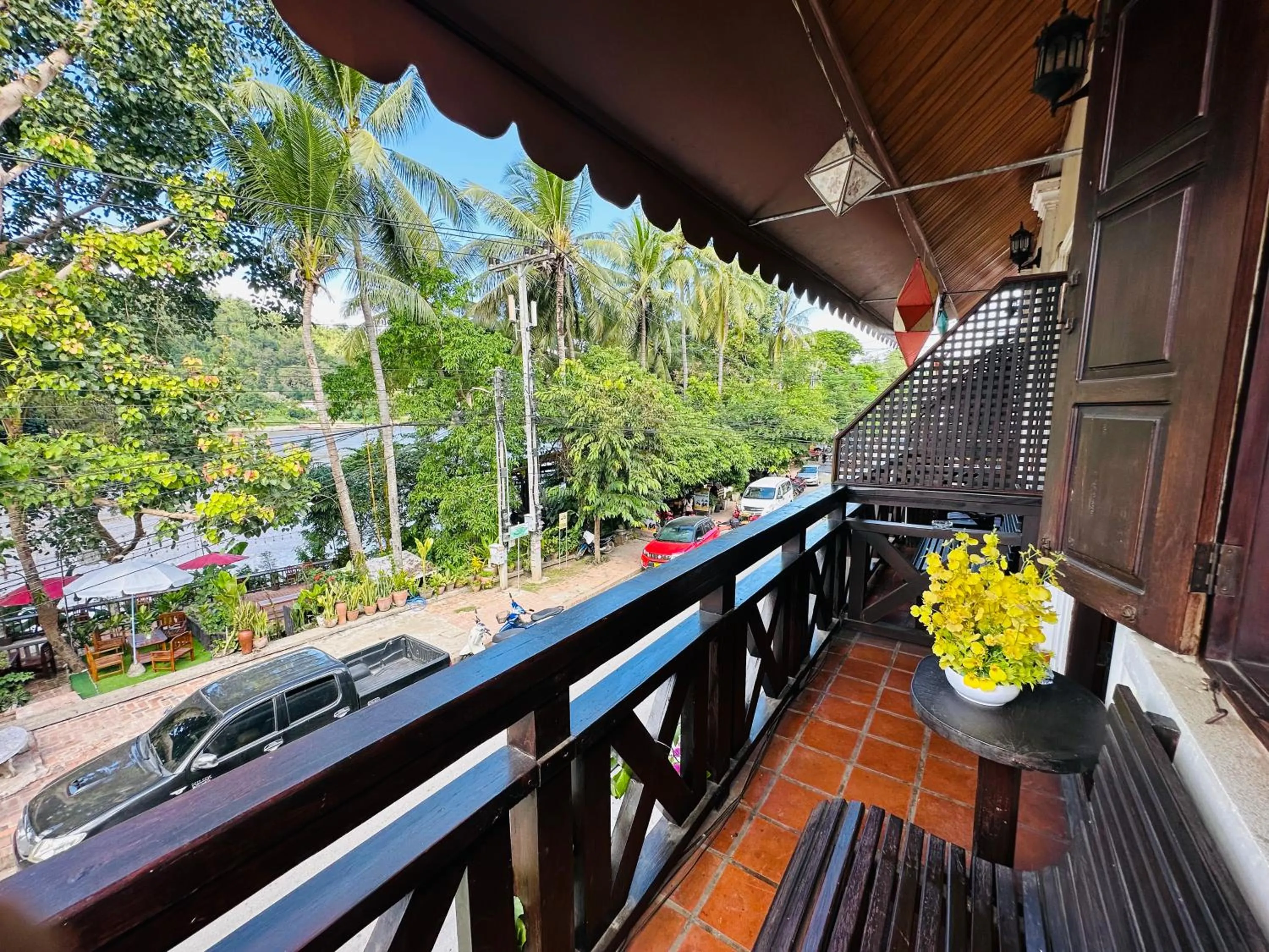 Patio in Anisa Mekong Riverside Villa