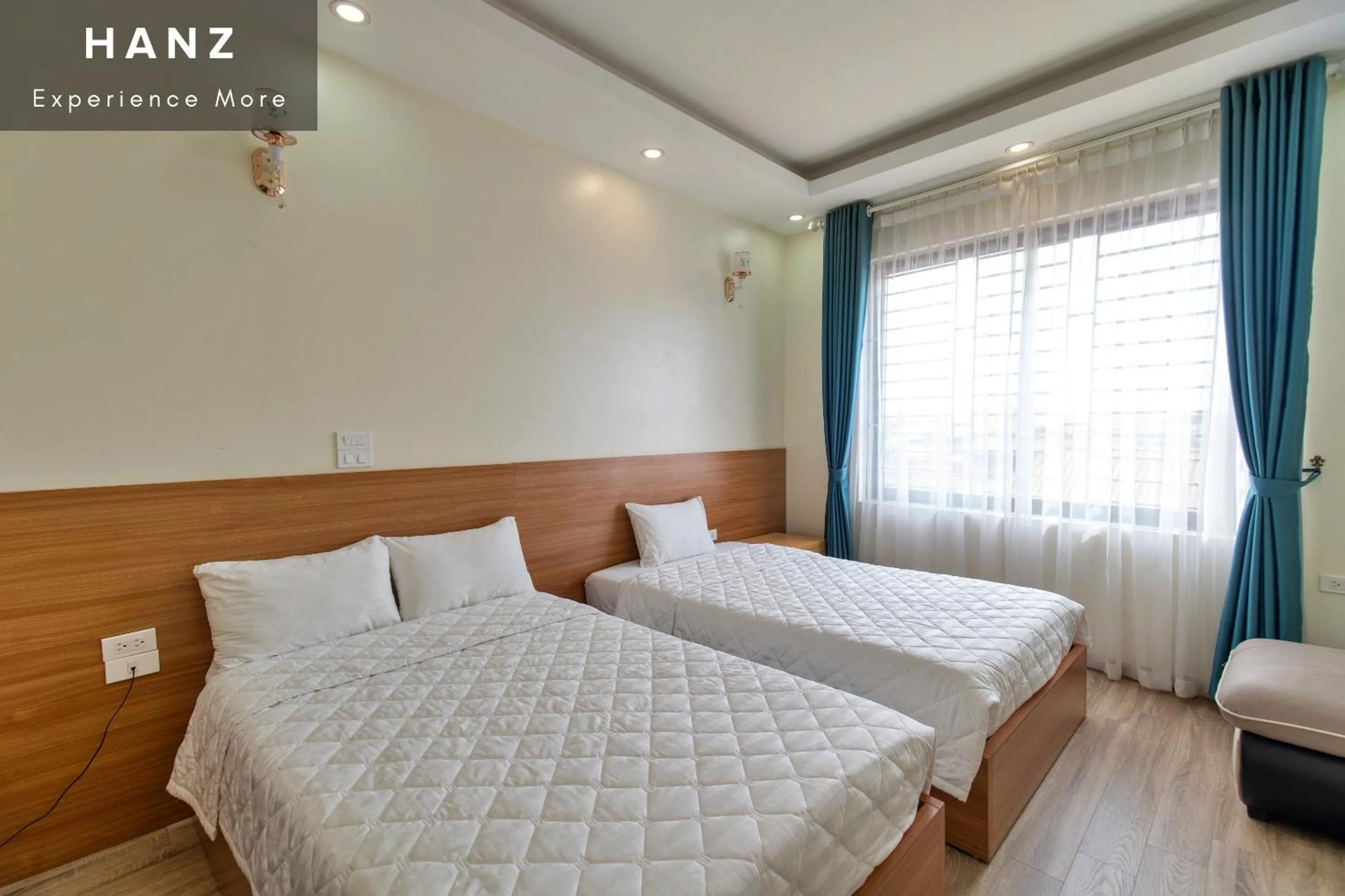 Bed in HANZ Noi Bai Airport Hotel