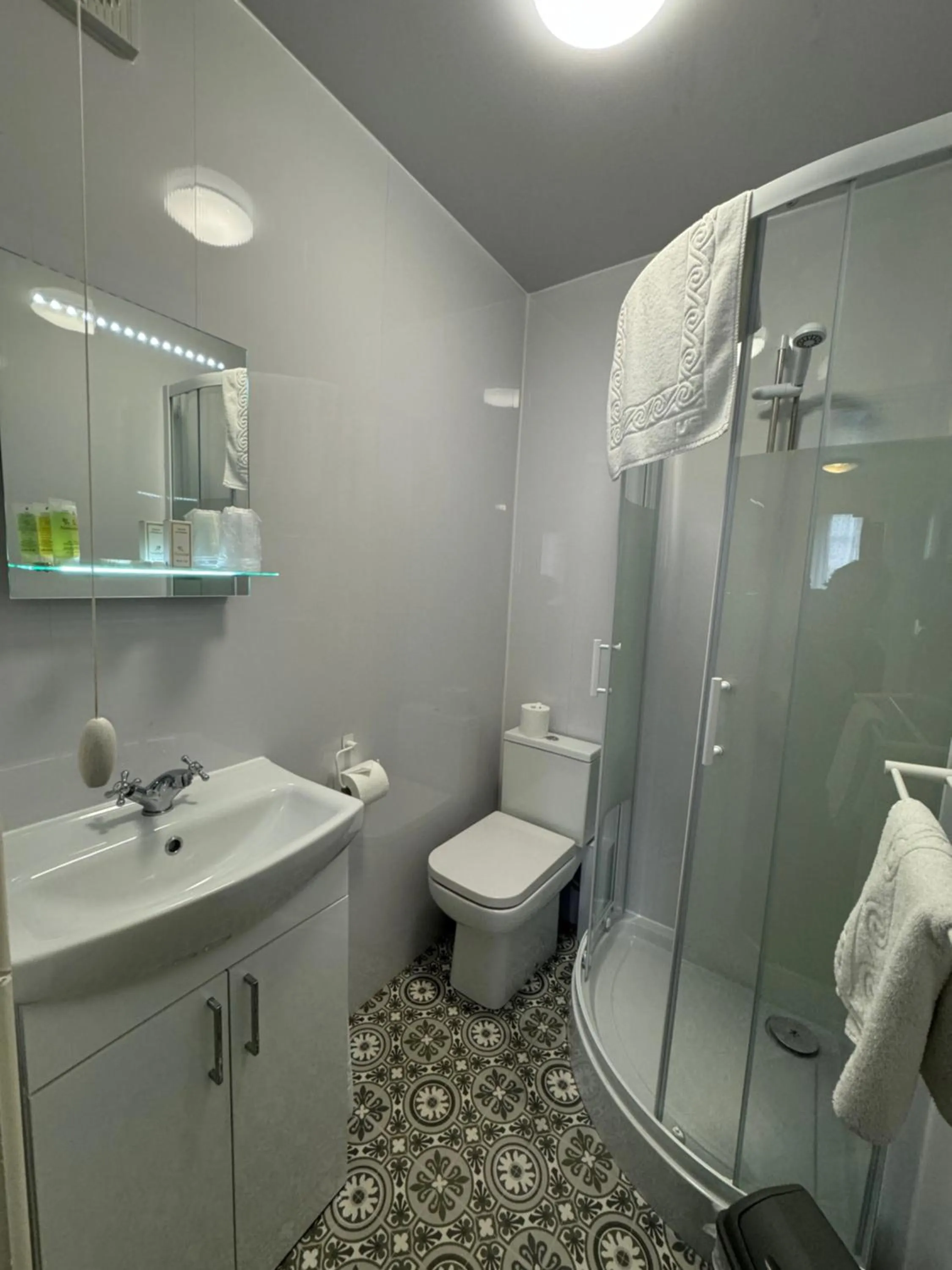 Bathroom in The Scala Hotel