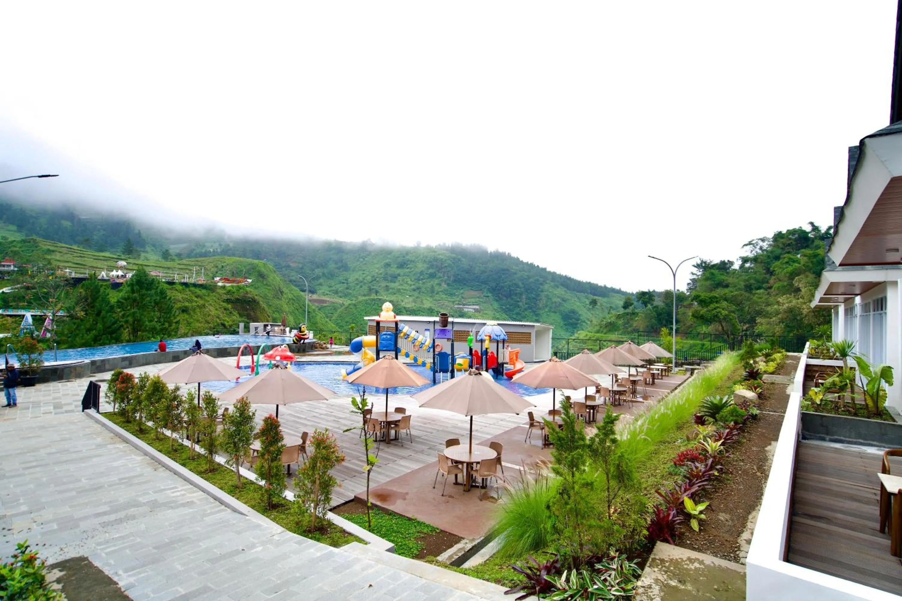 Pool view in Gulala Azana Hotel & Resort Guci Tegal