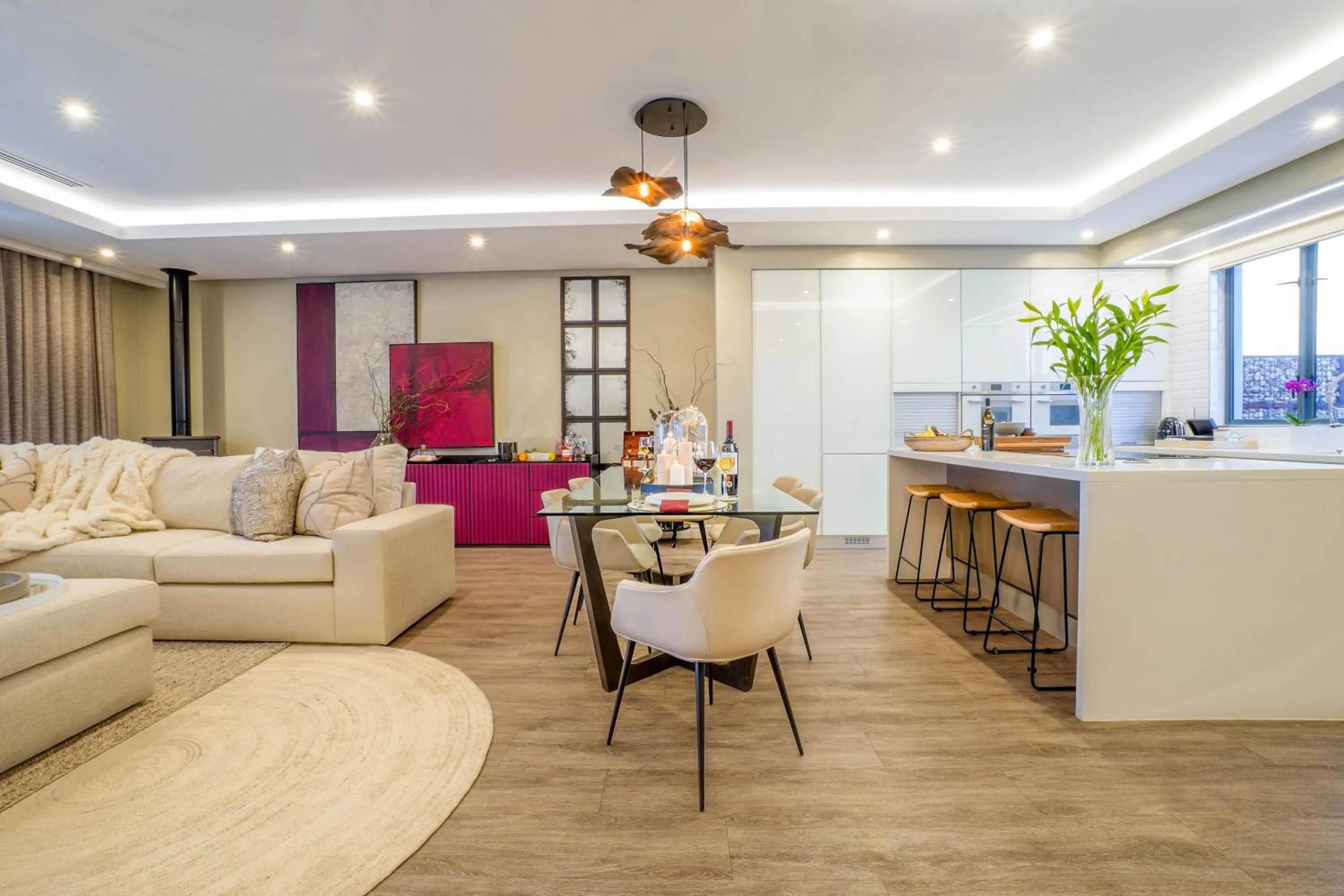 Living room in The Weinberg Urban Pods