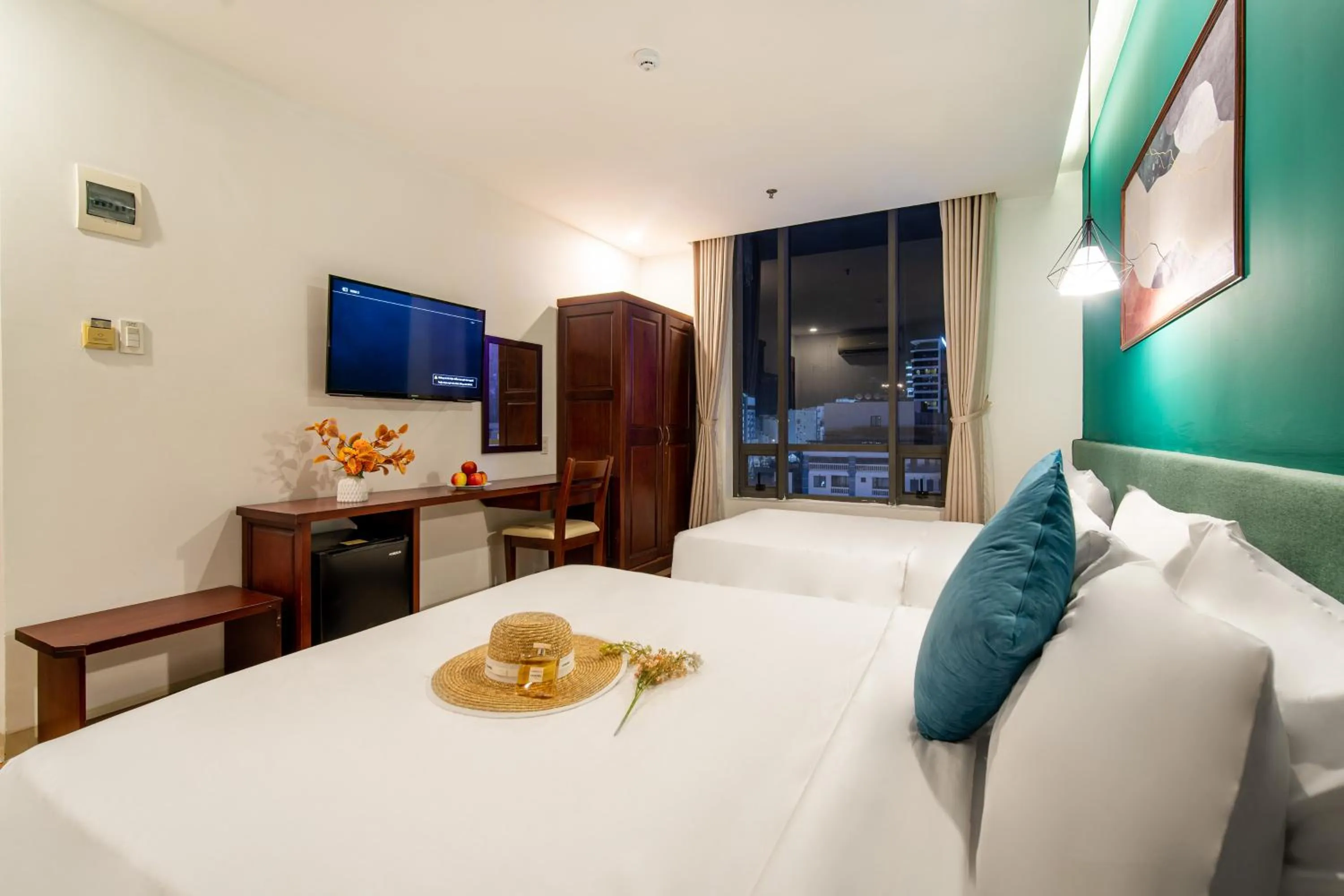 Bed in May Beach Hotel