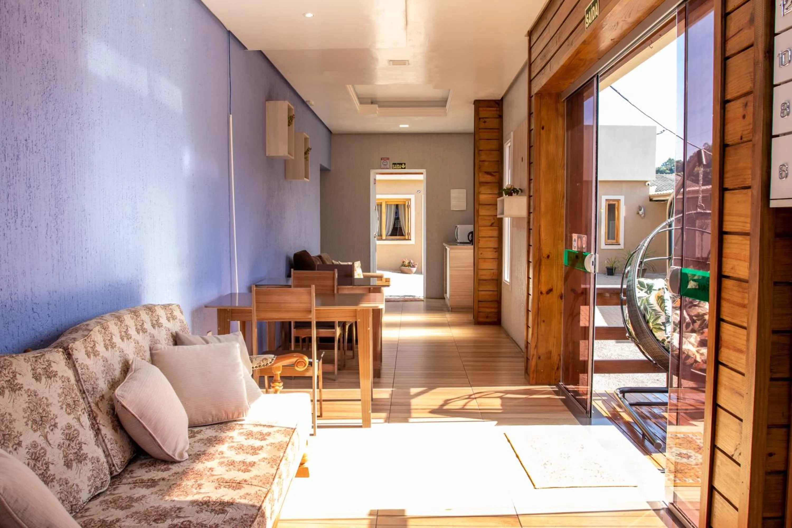 Living room in Pousada Boschetti