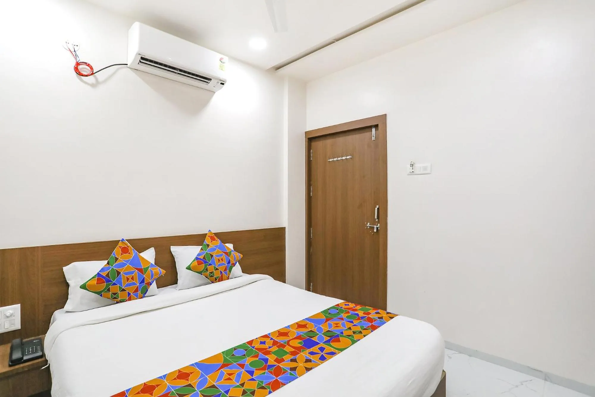 Bed in Hotel D Grand