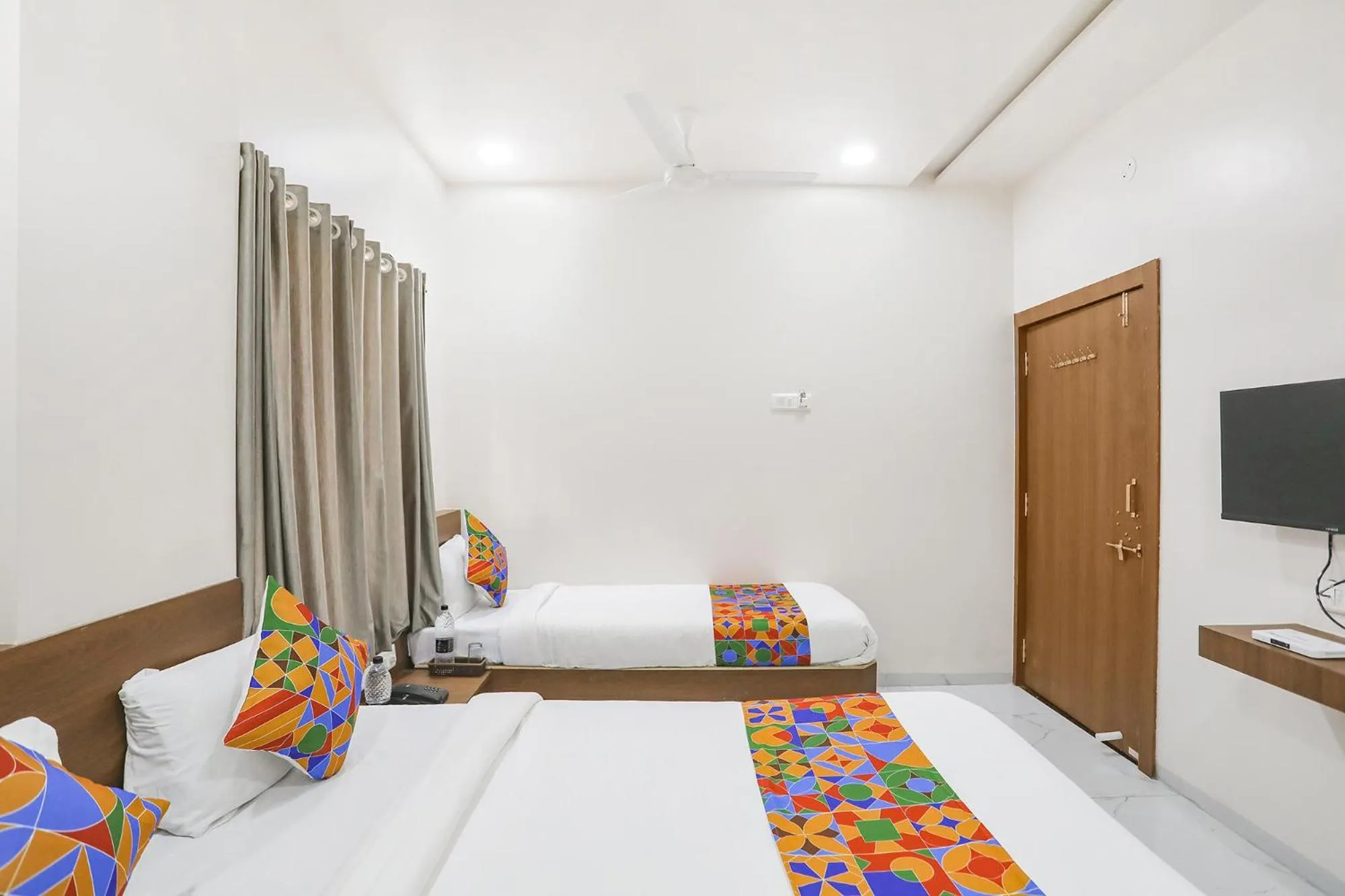 Bed in Hotel D Grand