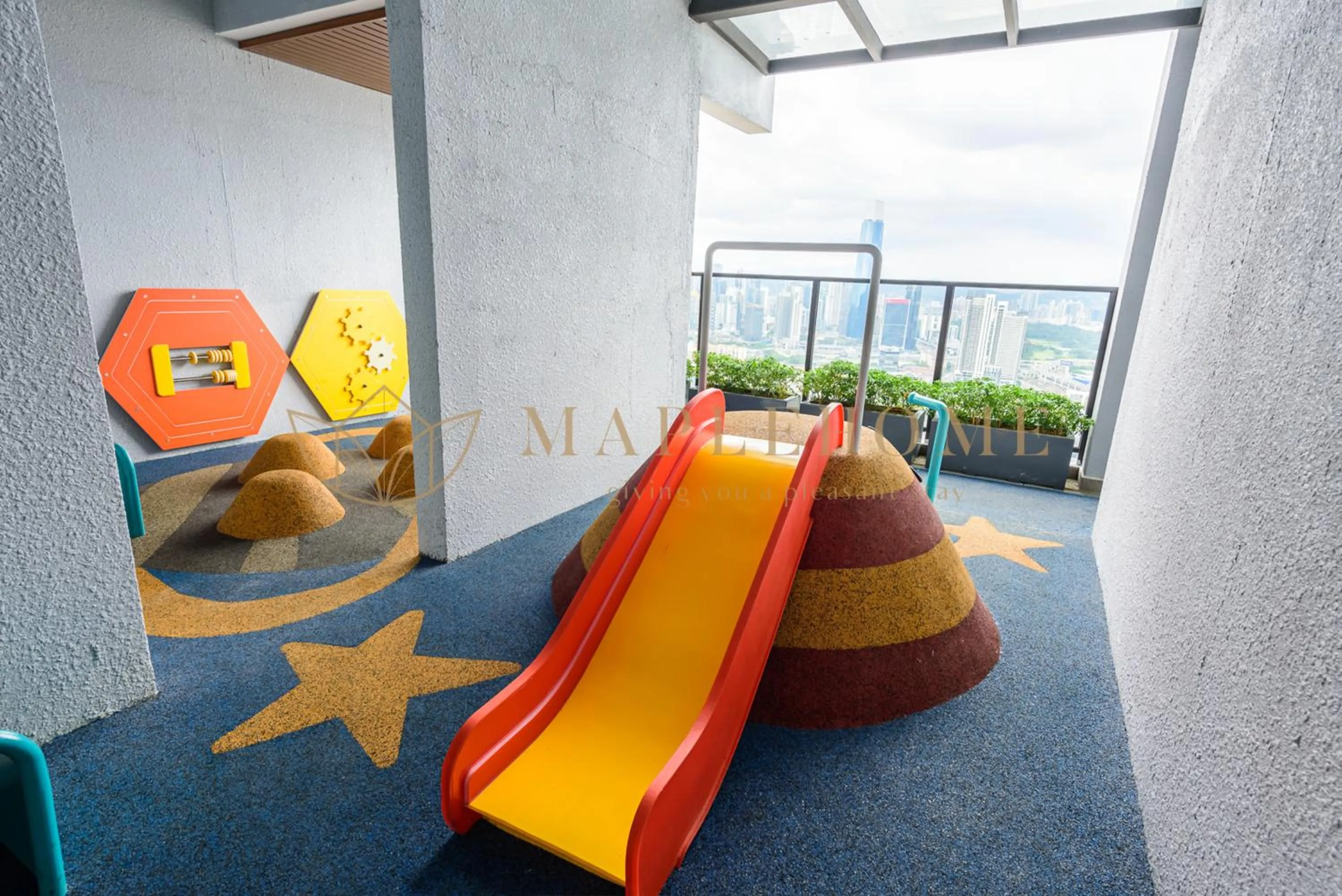 Children play ground in Trion Premier Suites Kuala Lumpur