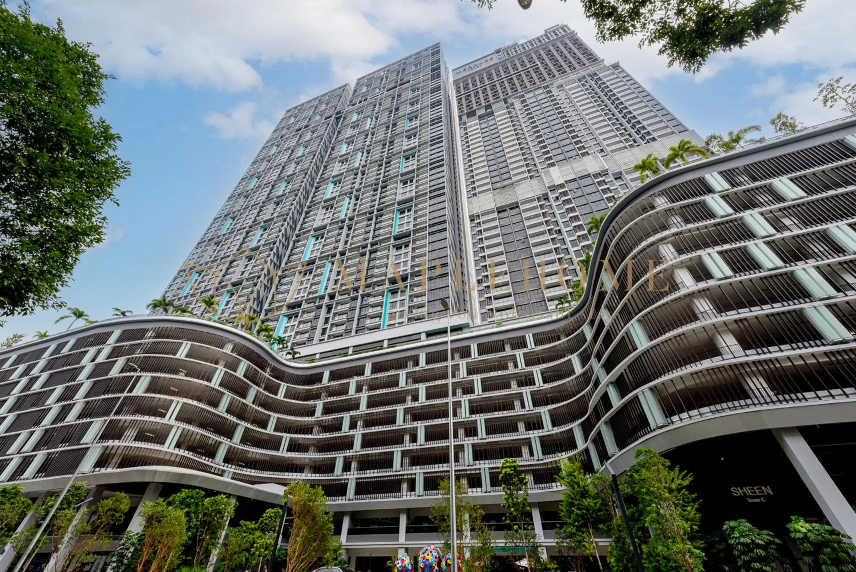 Property building in Trion Premier Suites Kuala Lumpur