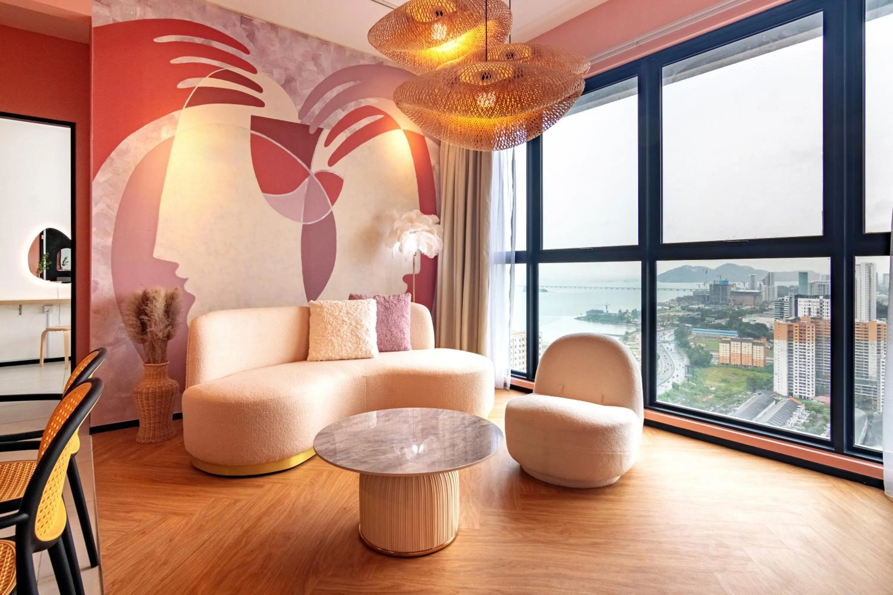 Living room in Urban Suites, Signature Collection by Stellar ALV