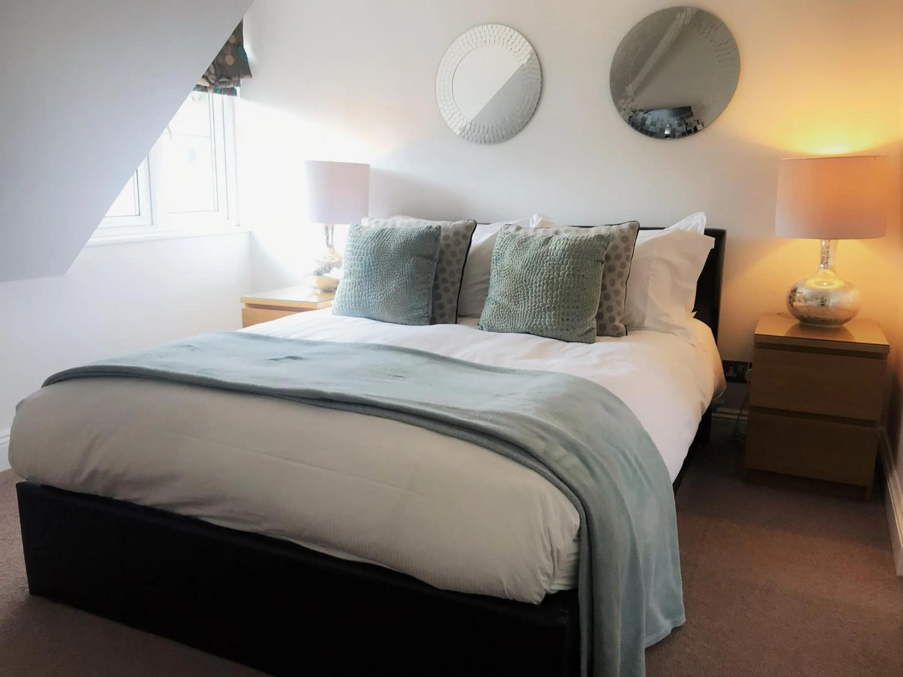 Bedroom, Bed in Alum Chine Beach House