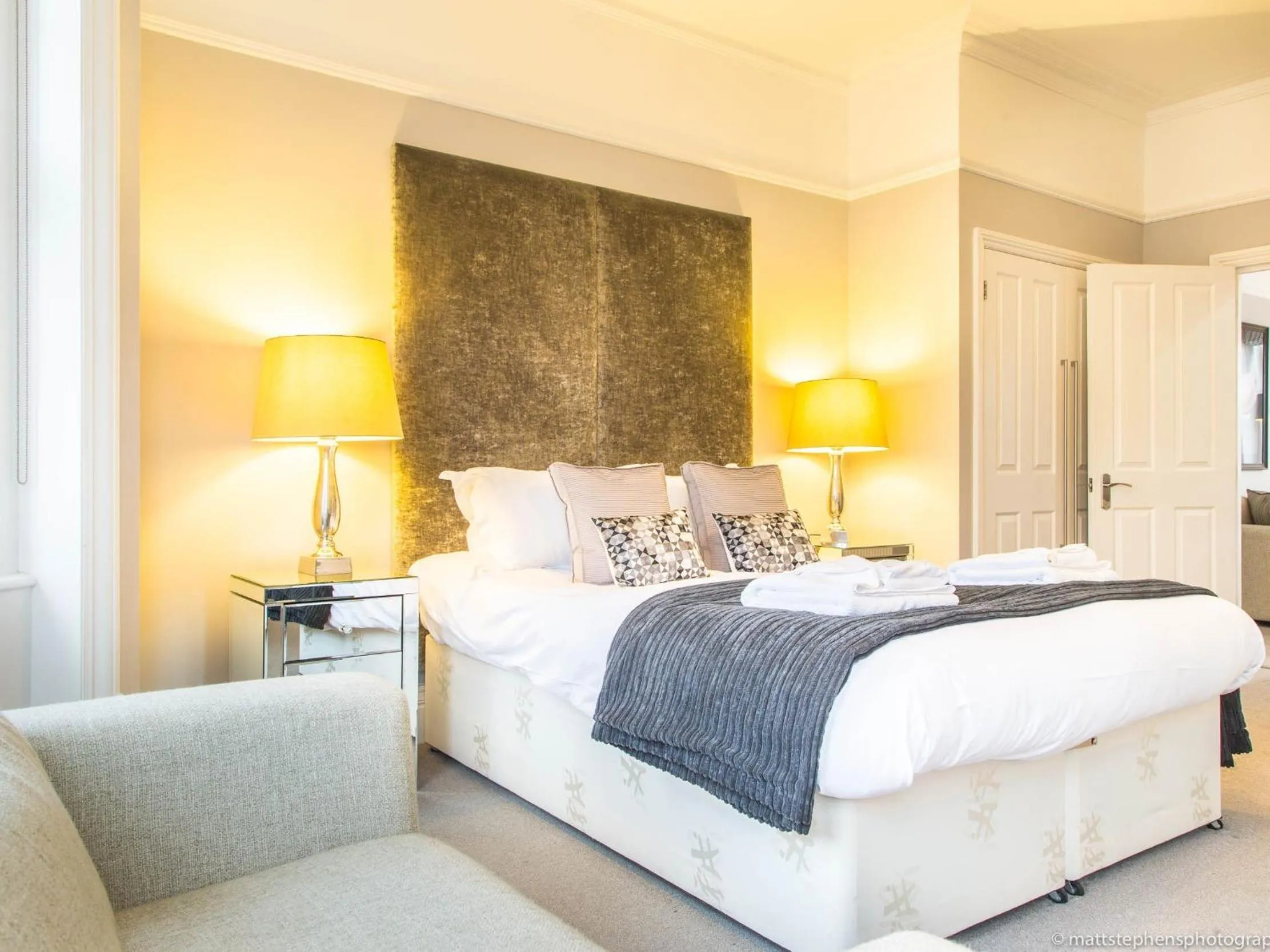 Bedroom, Bed in Alum Chine Beach House