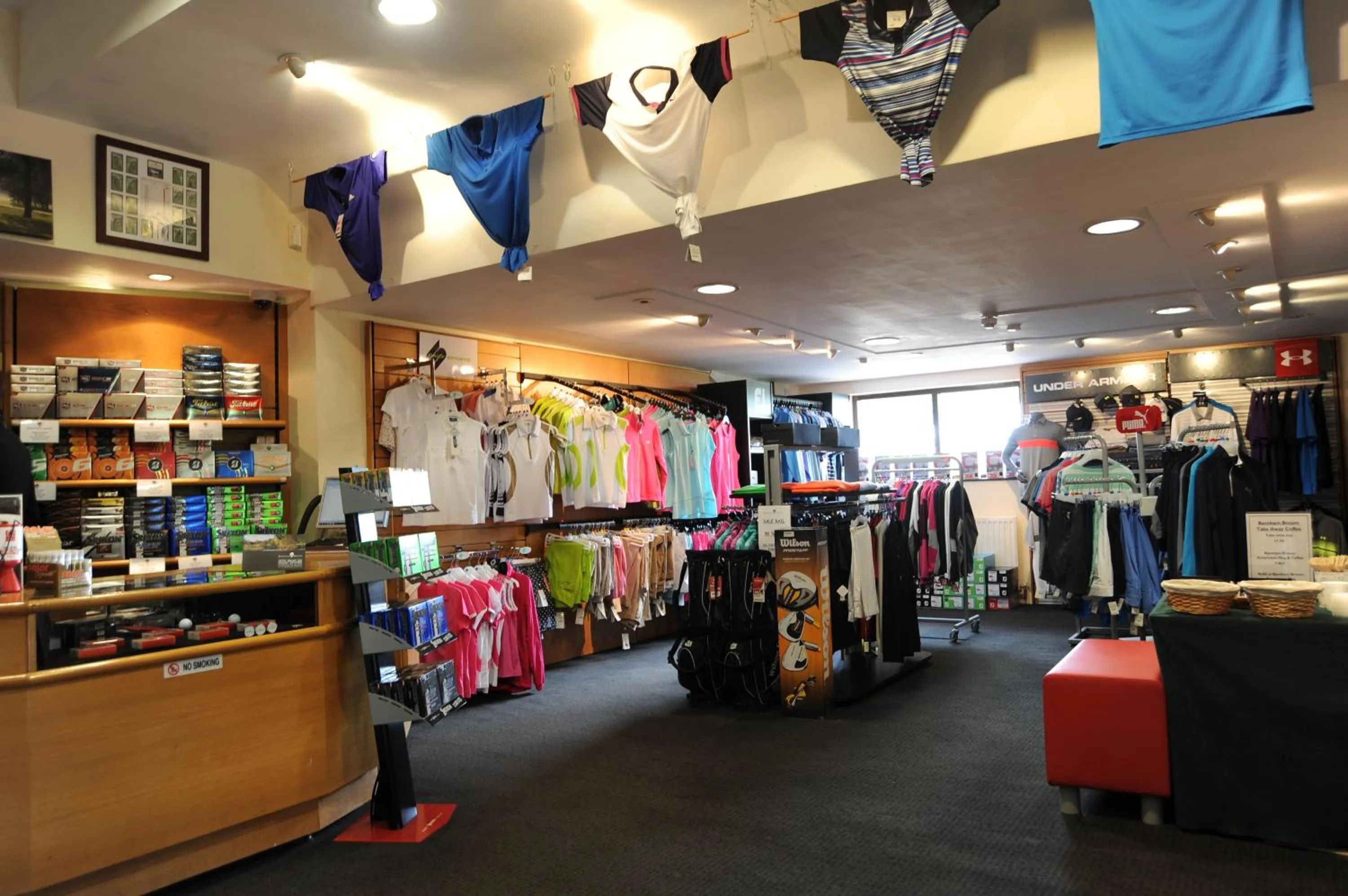 On-site shops in Barnham Broom Hotel, Golf & Spa