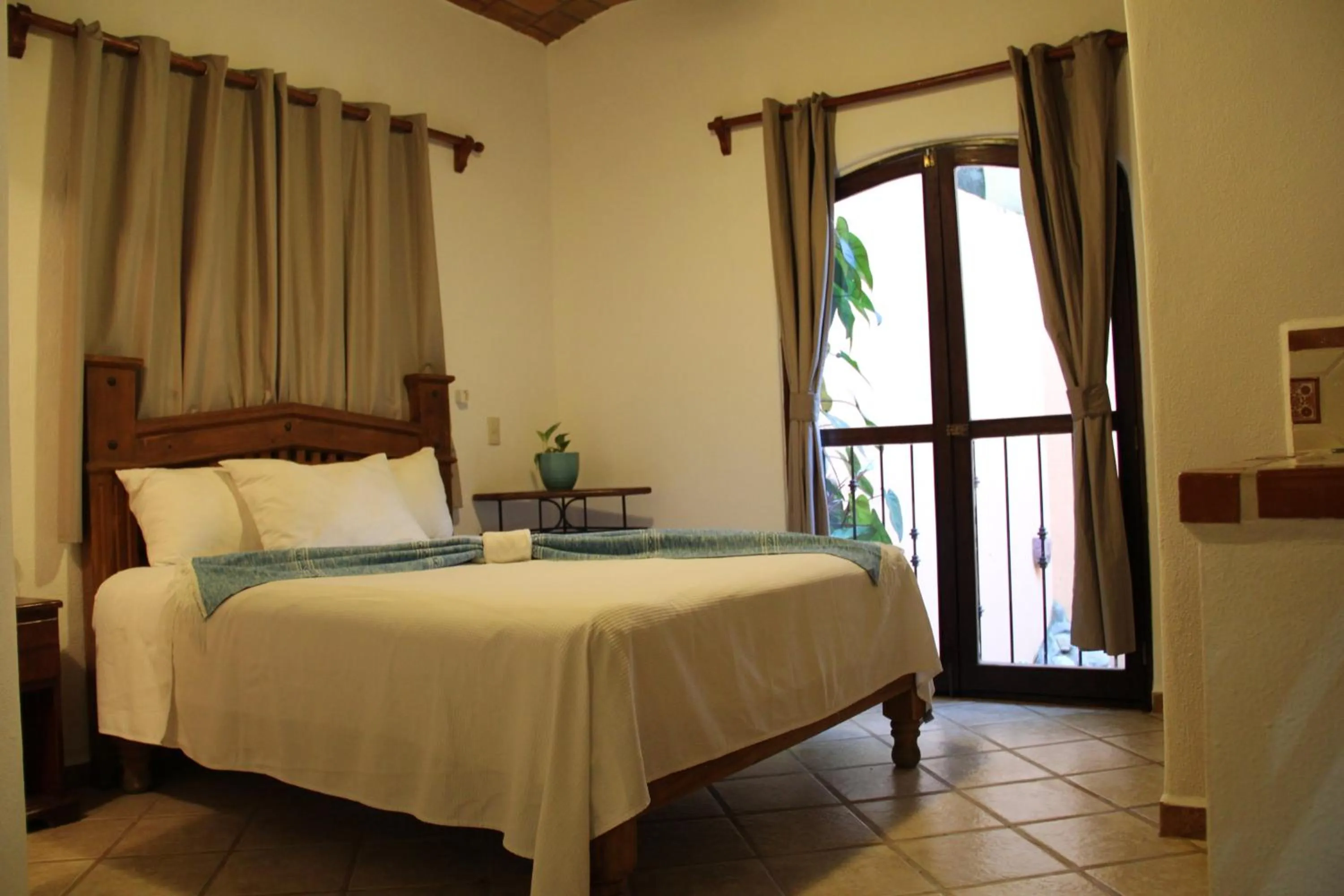 Bed in Villas Vista Suites Sayulita