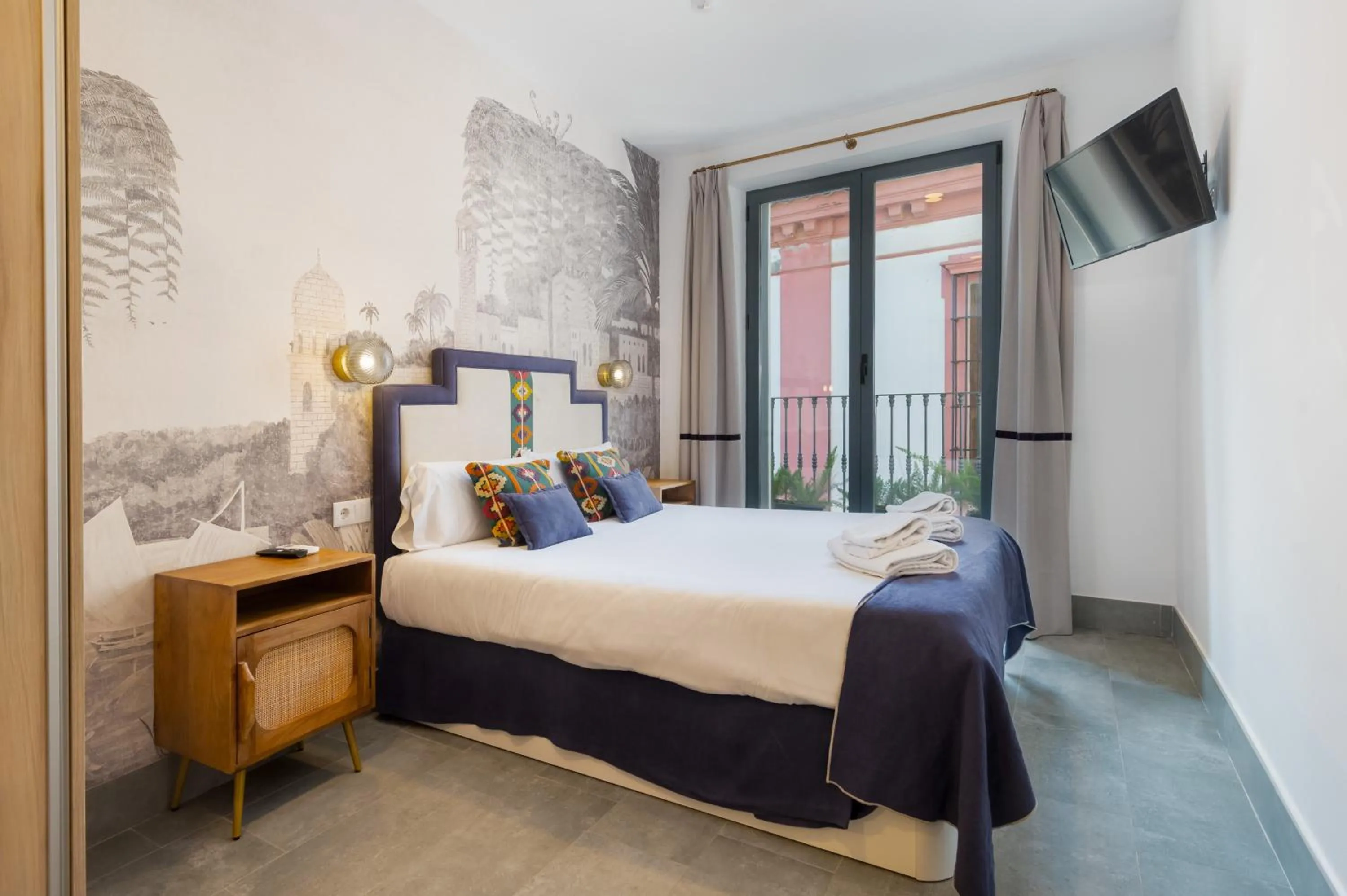 Bed in Posada de los Venerables