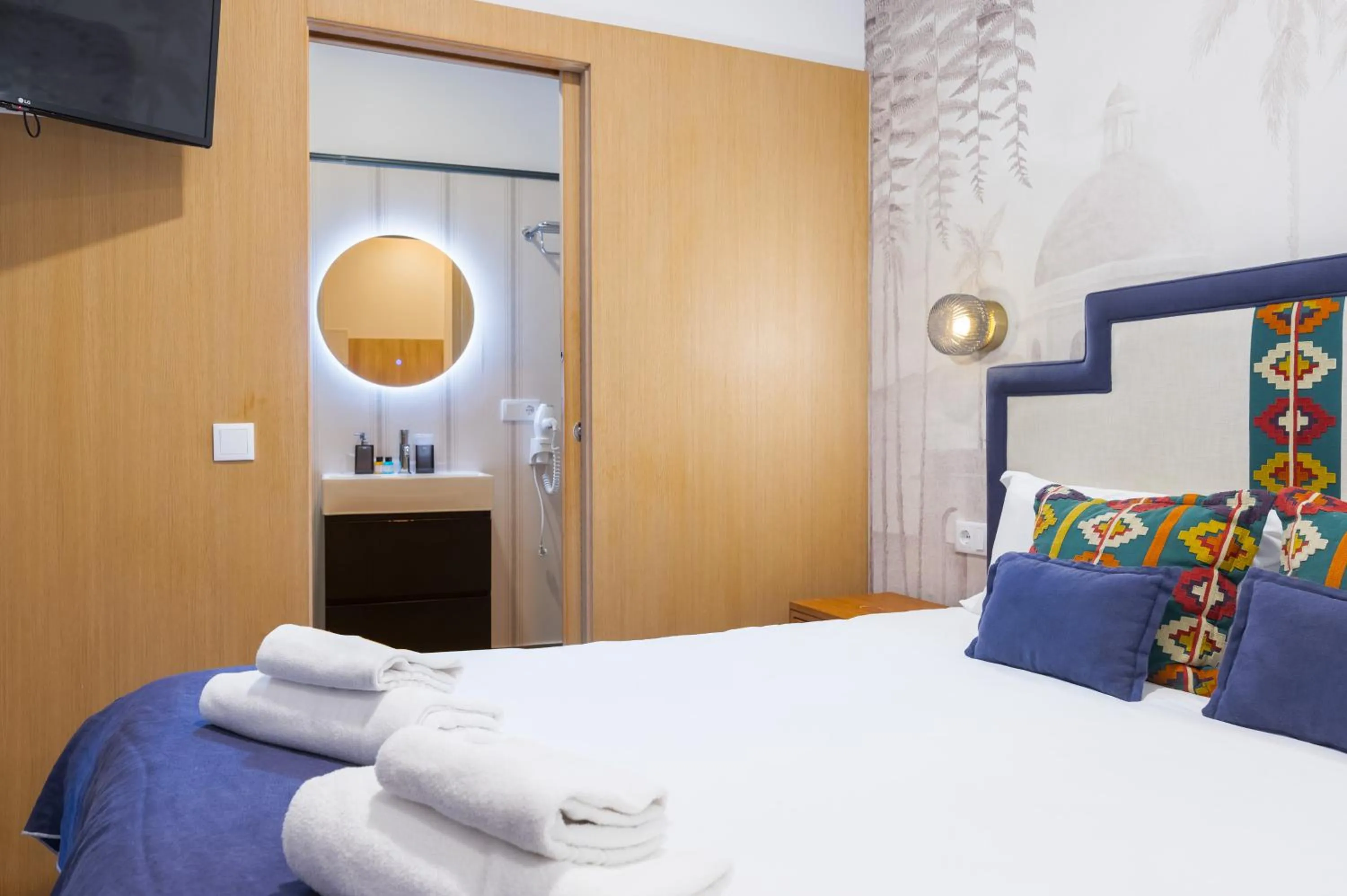 Bed in Posada de los Venerables