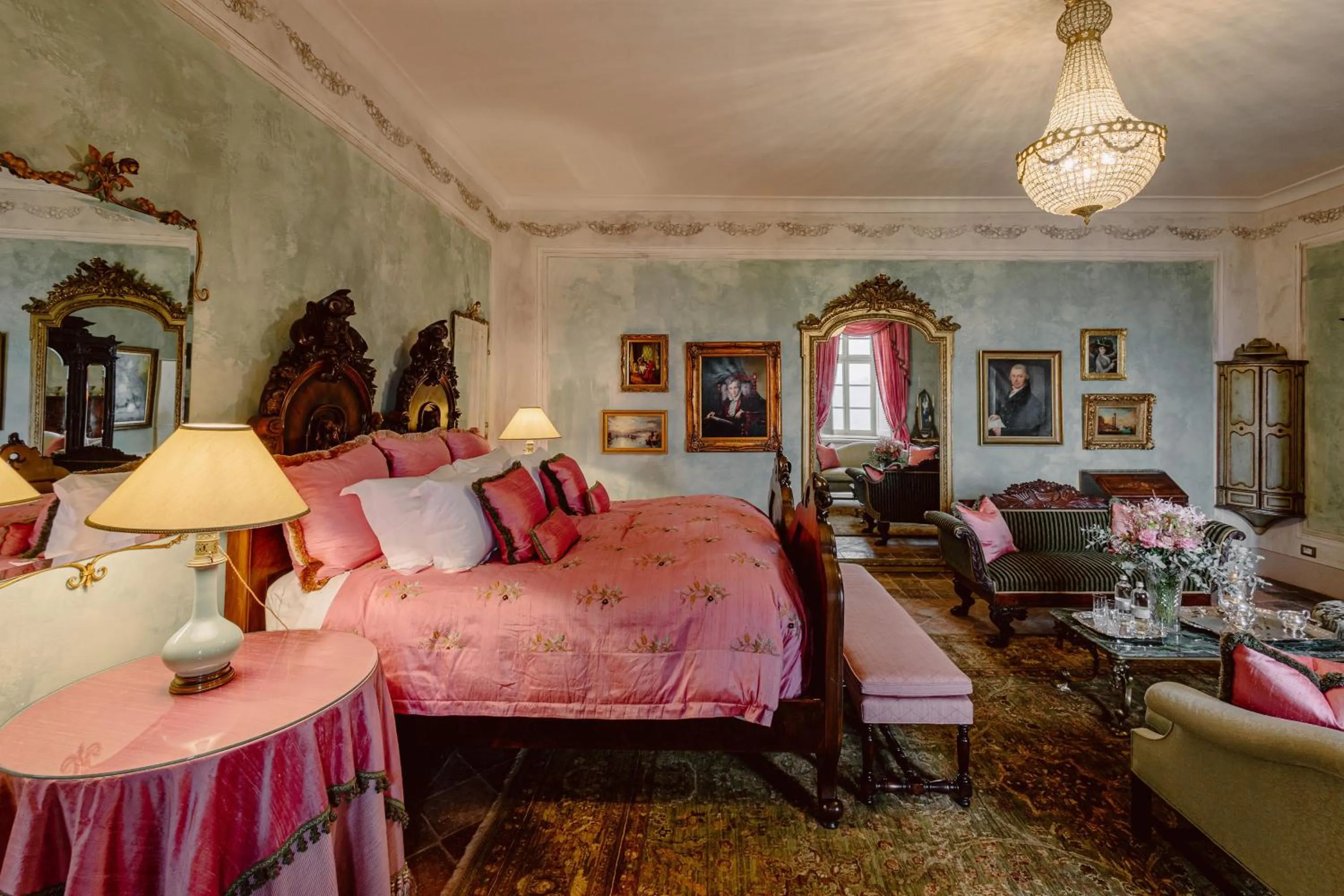 Decorative detail in Castello di Casalborgone, Luxury Italian Castle Hotel