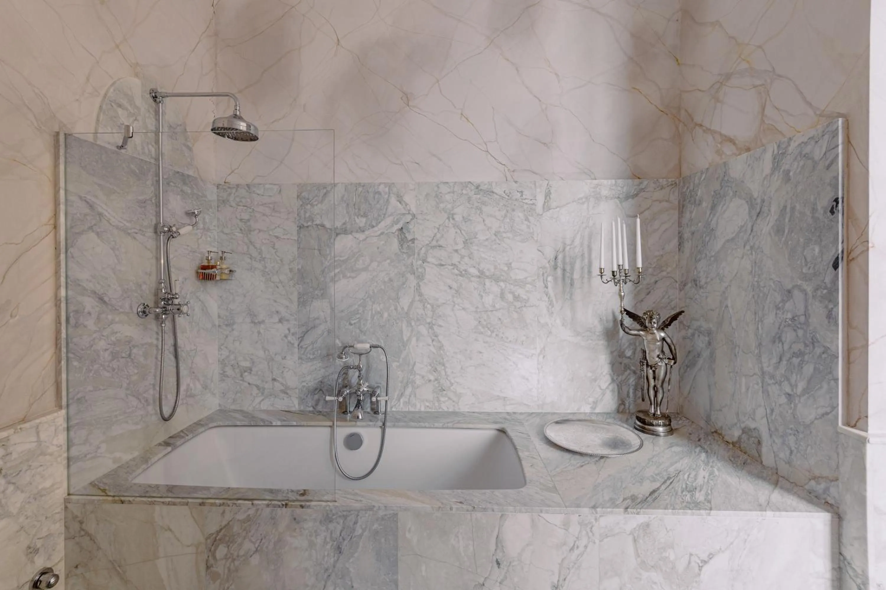 Bathroom in Castello di Casalborgone, Luxury Italian Castle Hotel