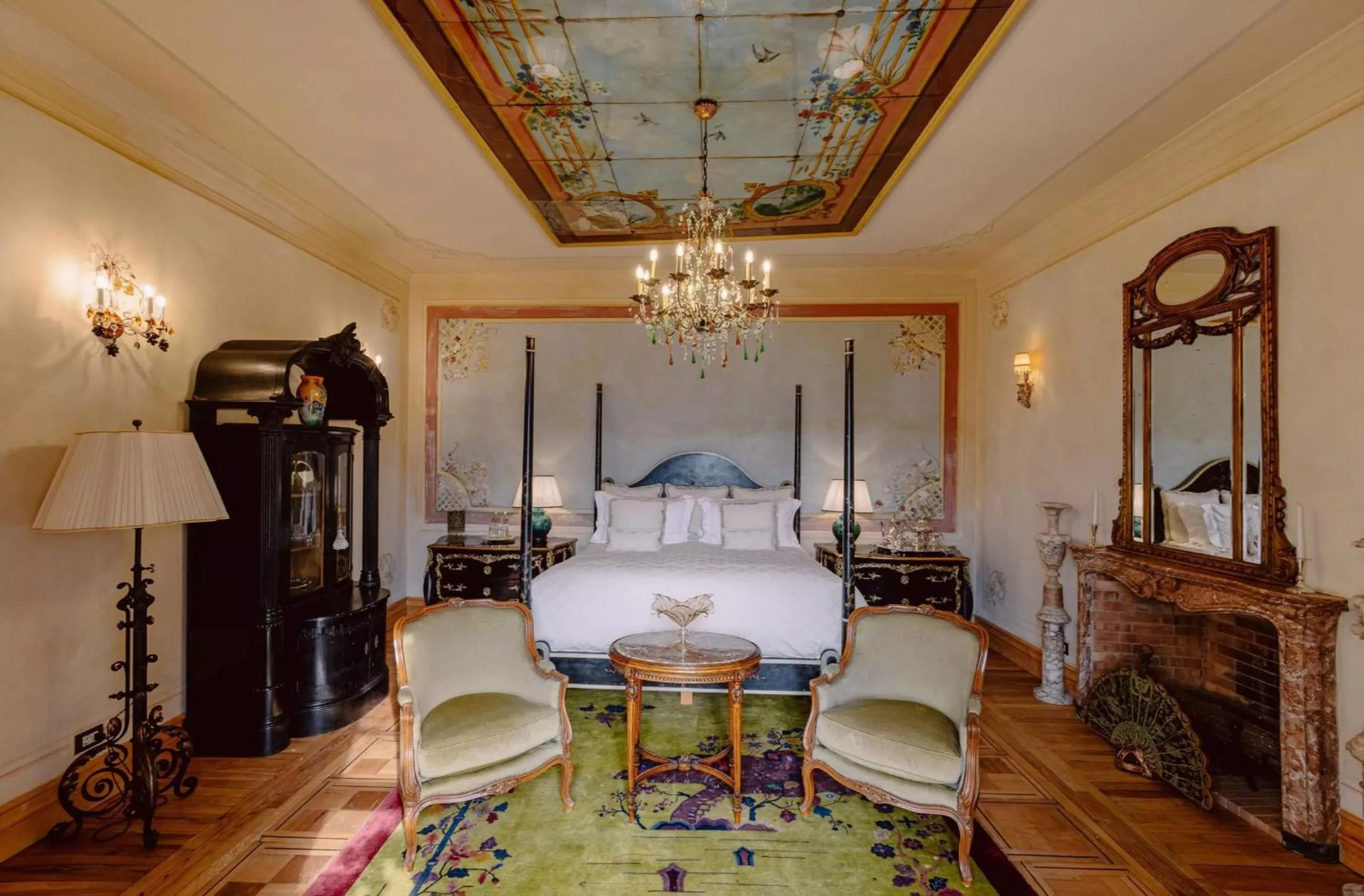 Bed in Castello di Casalborgone, Luxury Italian Castle Hotel