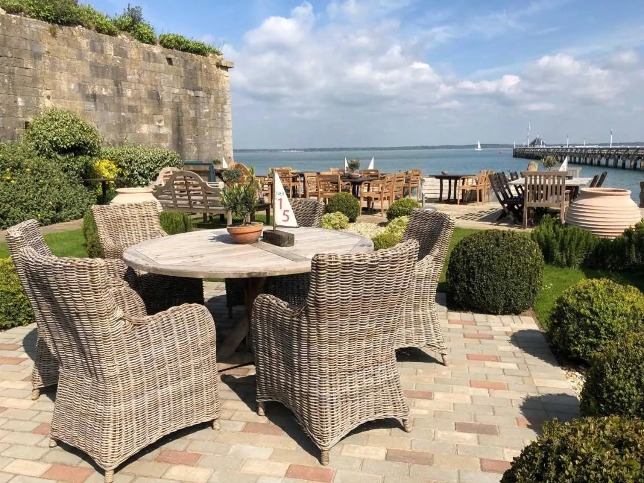 Garden in The George Hotel and Beach Club