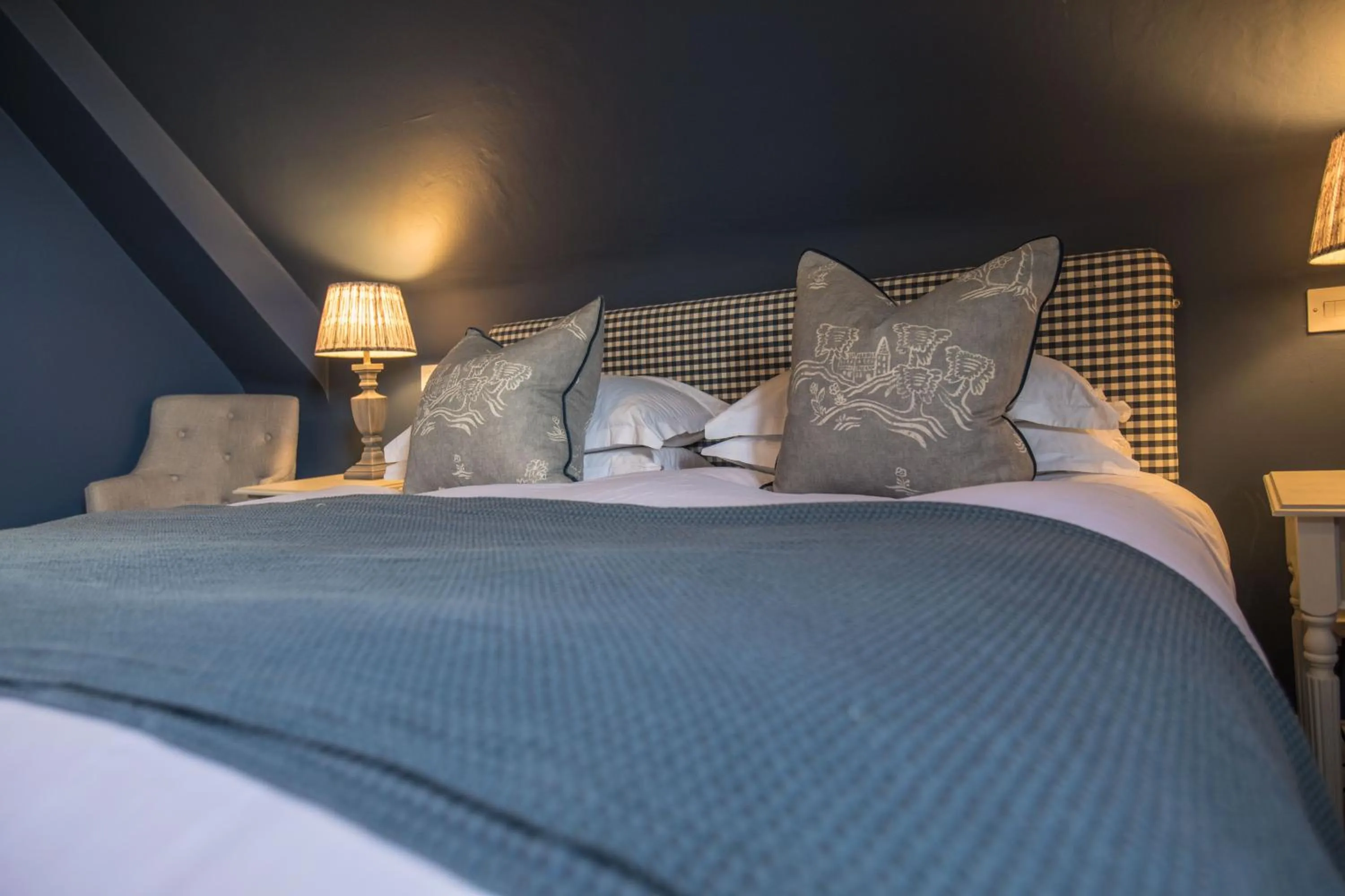 Bed in The George Hotel and Beach Club